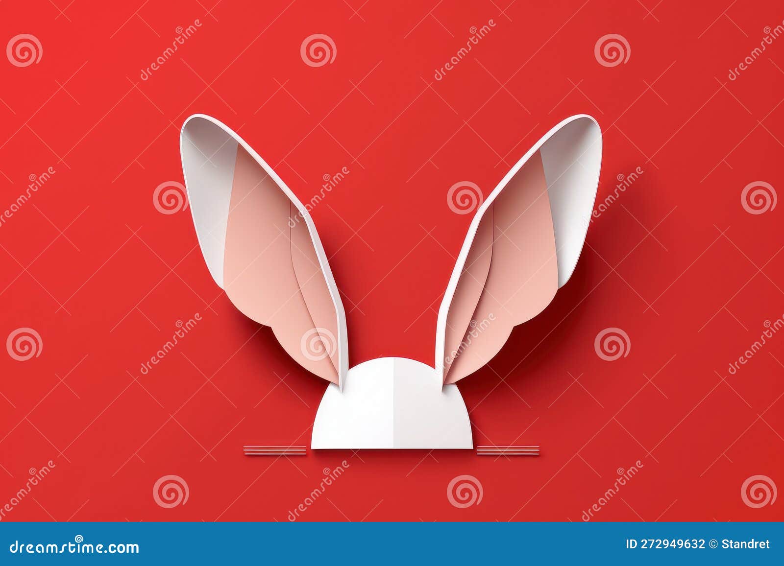 conception of easter. bunny ears. beautiful colorful image. generative ai
