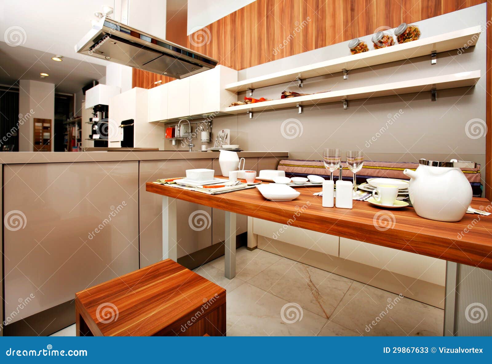 Belle cuisine moderne photos stock image: 29867633