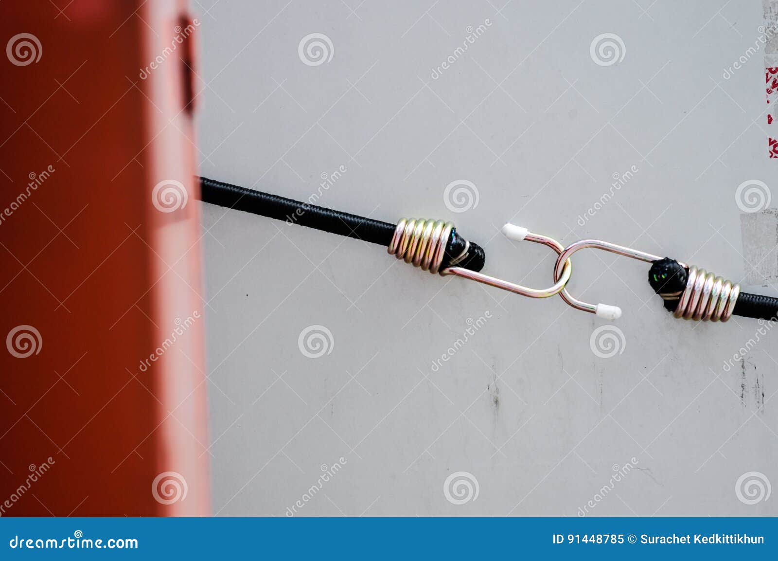 Conception of two hooks stock image. Image of lifting 91448785
