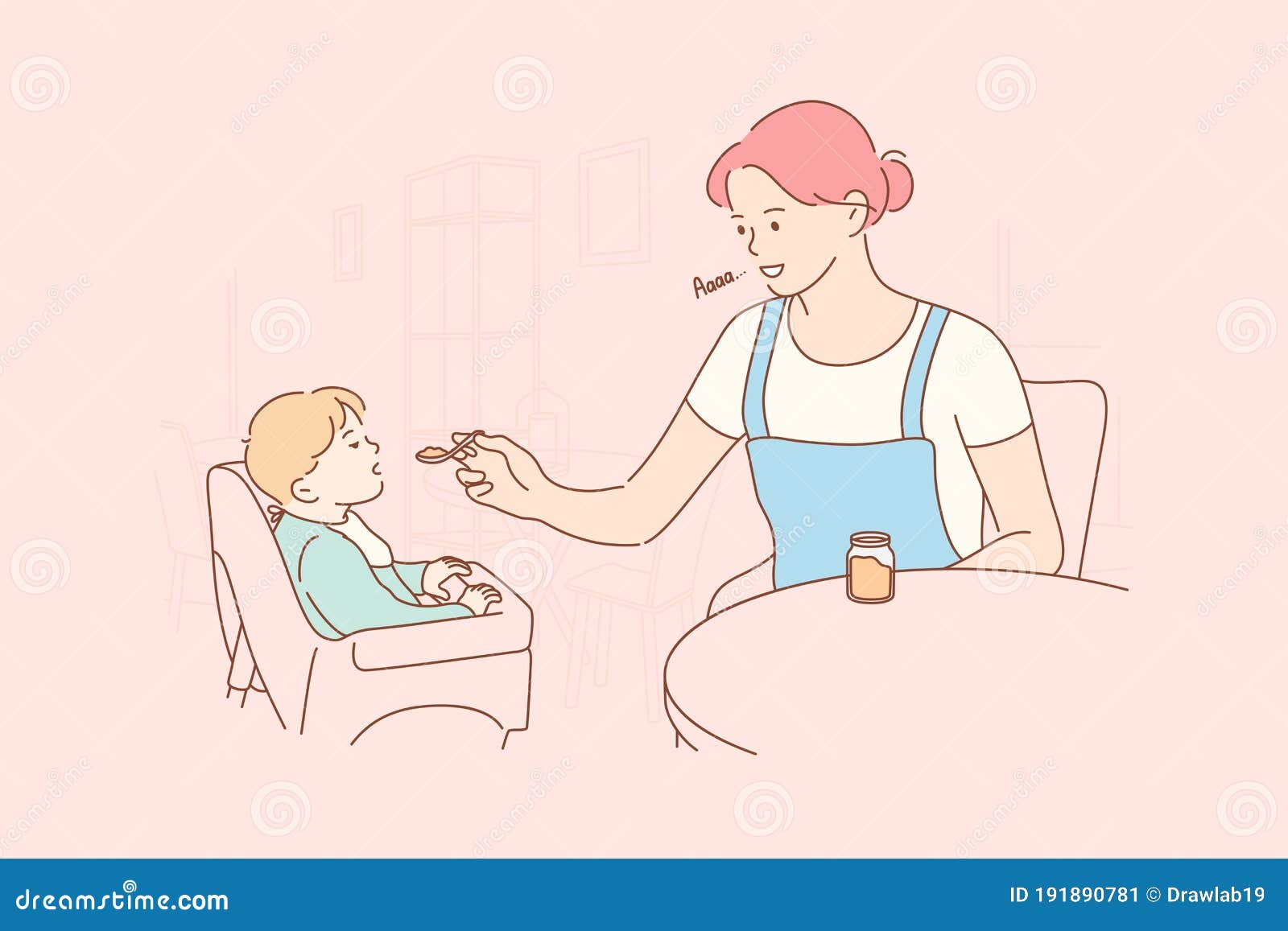 Concepto De Familia De Alimentos Para La Infancia Para La Maternidad Ilustración del Vector - Ilustración de feliz, madre: 191890781 Concepto De Familia De Alimentos Para La Infancia Para La Maternidad Ilustración del Vector - Ilustración de feliz, madre: 191890781