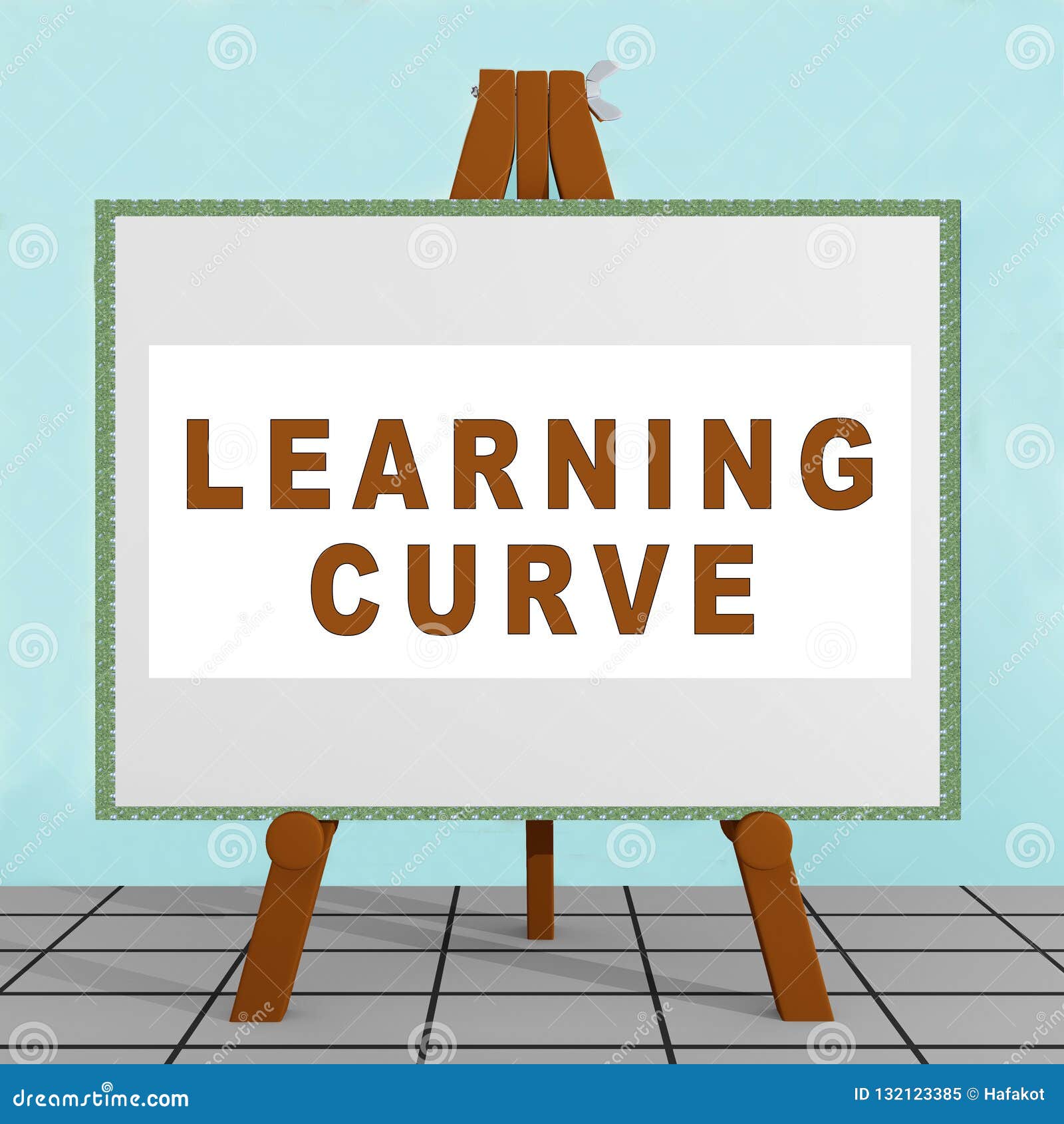 Concepto De La Curva De Aprendizaje Stock de ilustración Ilustración