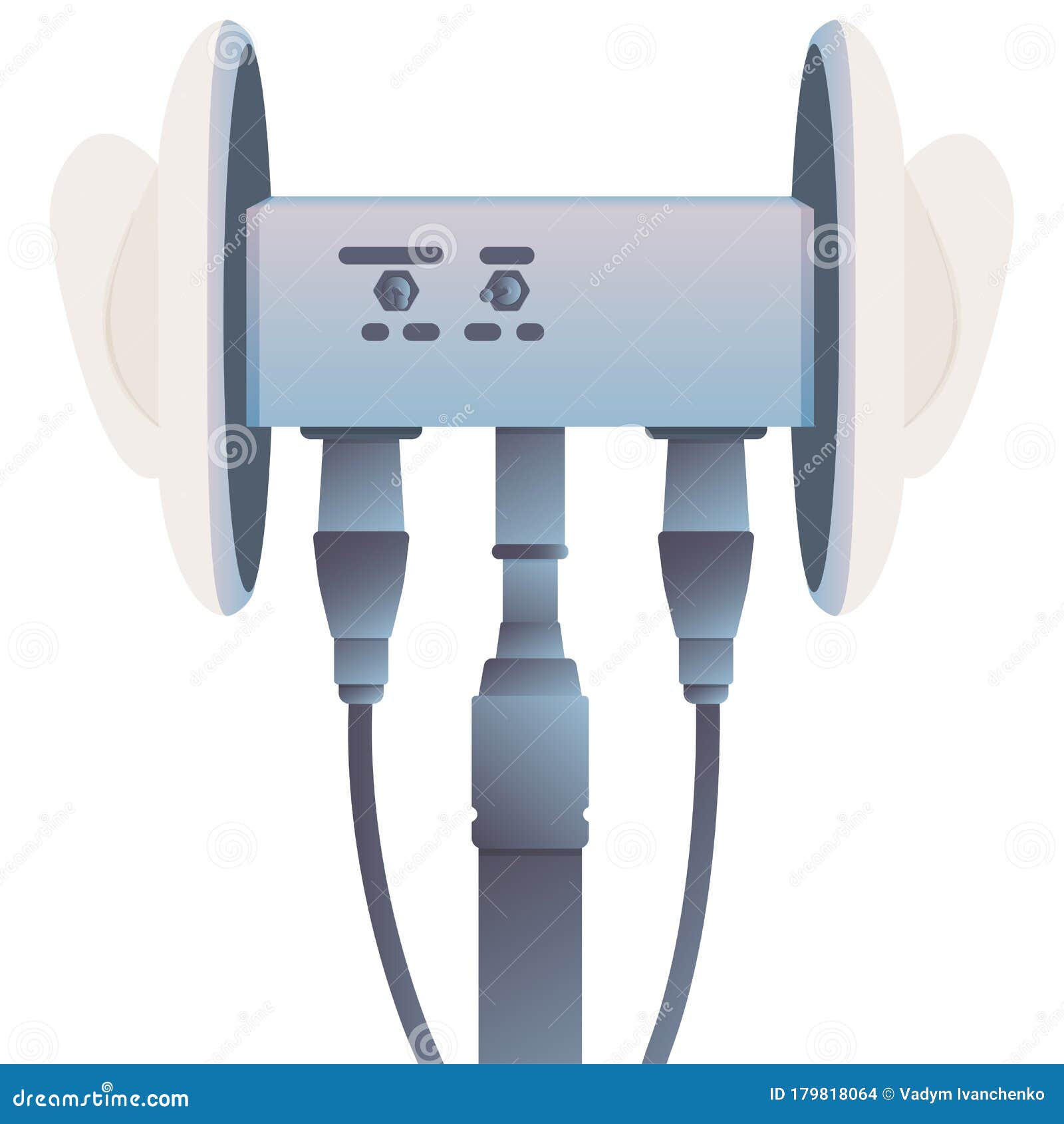 Concepto De Micrófono Binaural Para Asmr. Micrófono Para Que El Blogger  Haga Susurro De Masaje. Sensorial Autónomo Ilustración del Vector -  Ilustración de terapia, efecto: 179818064
