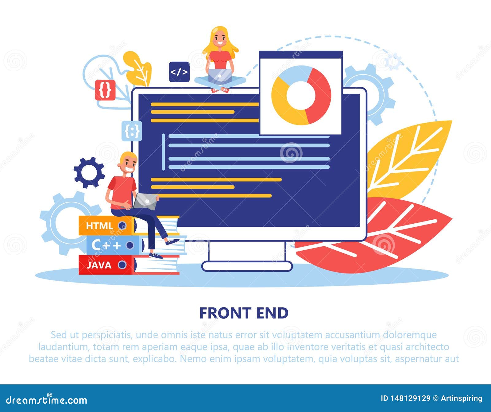 Concepto Del Desarrollo De La Parte Frontal Programaci?n Y Codificaci?n ...