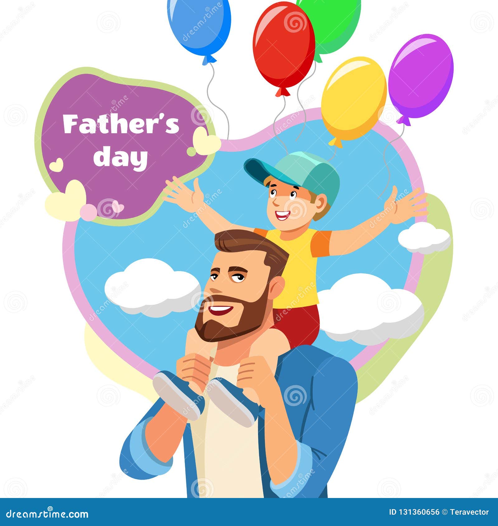 Concepto Del Vector De La Historieta De La Celebración Del Día De Padres Ilustración del Vector - Ilustración de aislado, vector: 131360656 Concepto Del Vector De La Historieta De La Celebración Del Día De Padres Ilustración del Vector - Ilustración de aislado, vector: 131360656