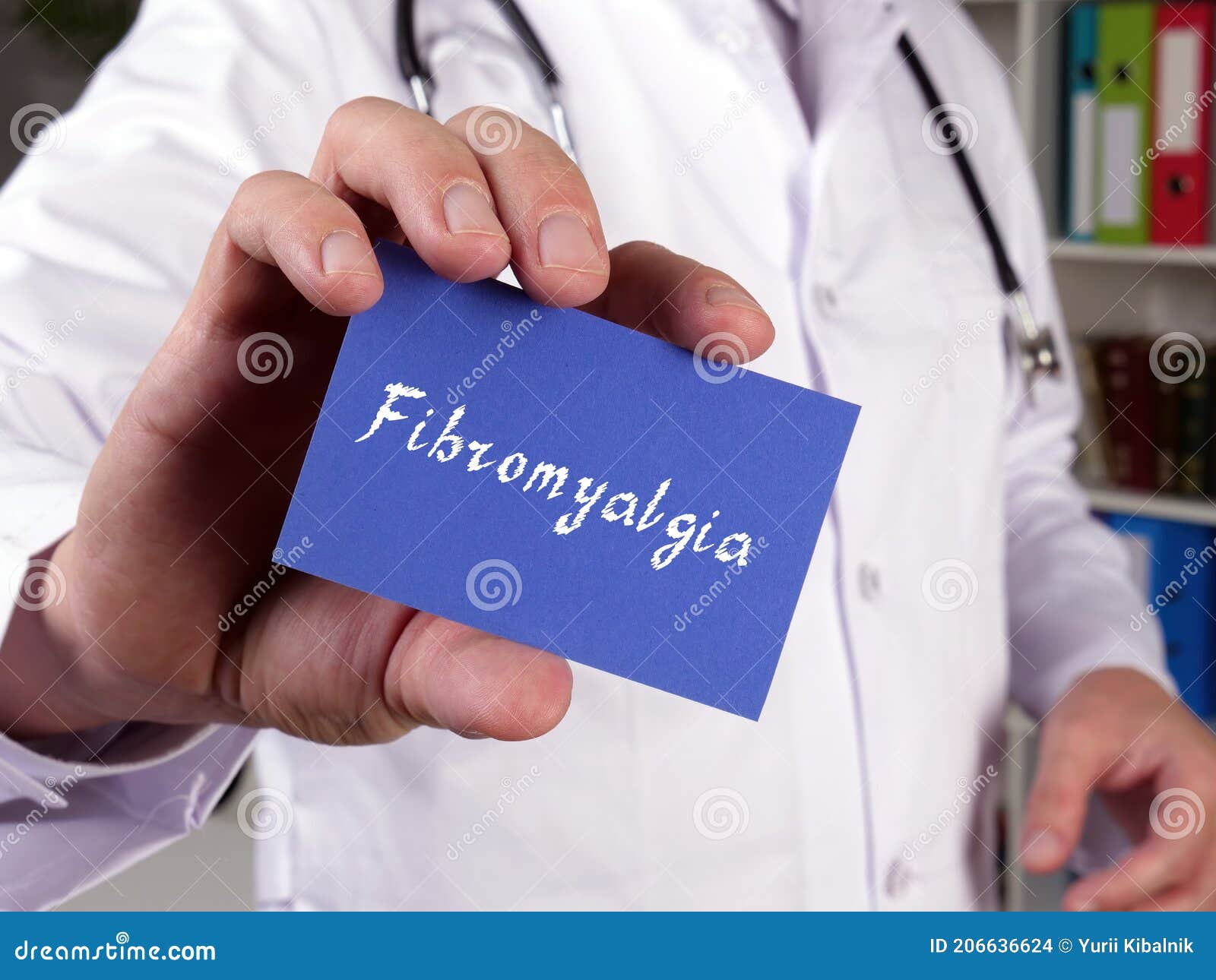 Concepto Médico Que Significa Fibromialgia Con Frase En La Hoja Foto de  archivo - Imagen de terapia, ciencia: 206636624