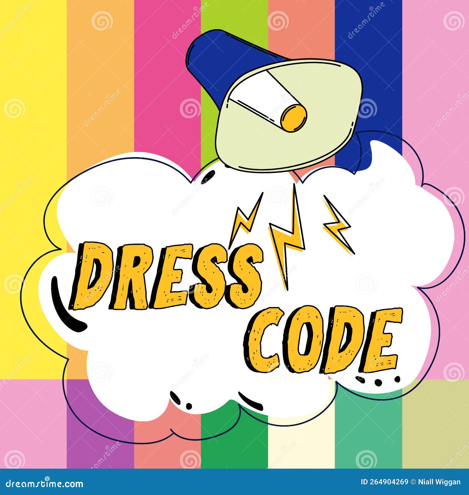 Hand Writing Sign Dress Code. Concept Meaning an Accepted Way of Dressing for a Particular Occasion or Group Stock Illustration Illustration of attire lifestyle 264904269