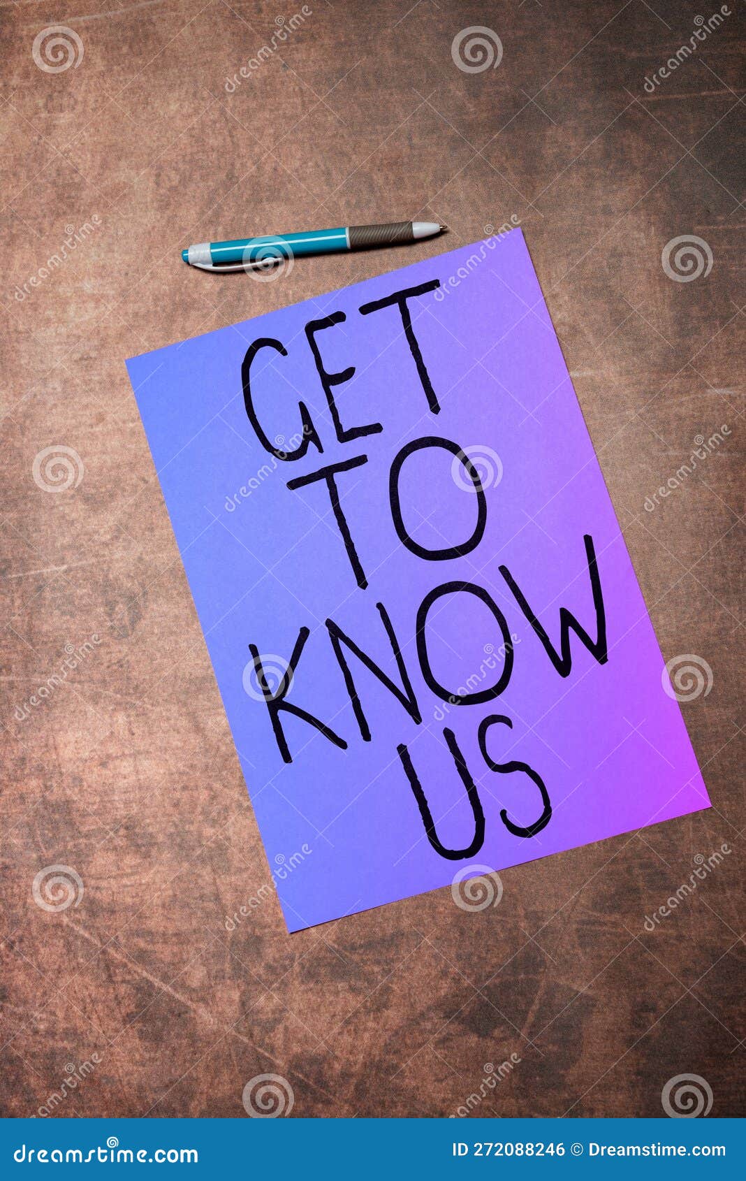 Handwriting Text Get To Know Us. Concept Meaning Connecting Bonding Sharing  Experiences and Information Lined Spiral Top Stock Photo - Image of help,  connection: 135308002