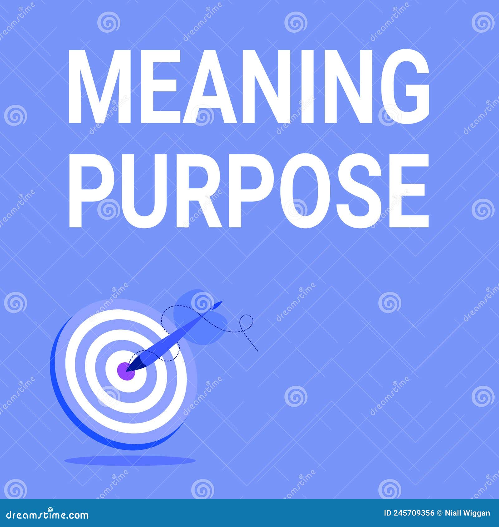 Conceptual Caption Meaning Purpose. Business Showcase the Reason for Which Something is Done or