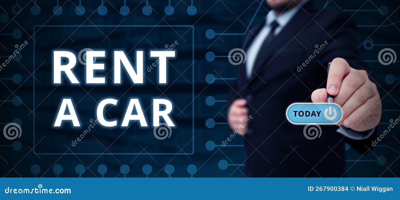 Conceptual Caption Rent a Car. Business Showcase Paying for Temporary