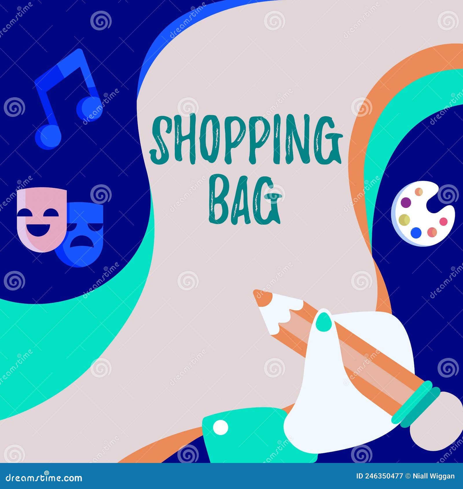Personal shopper stock illustration. Illustration of purchases