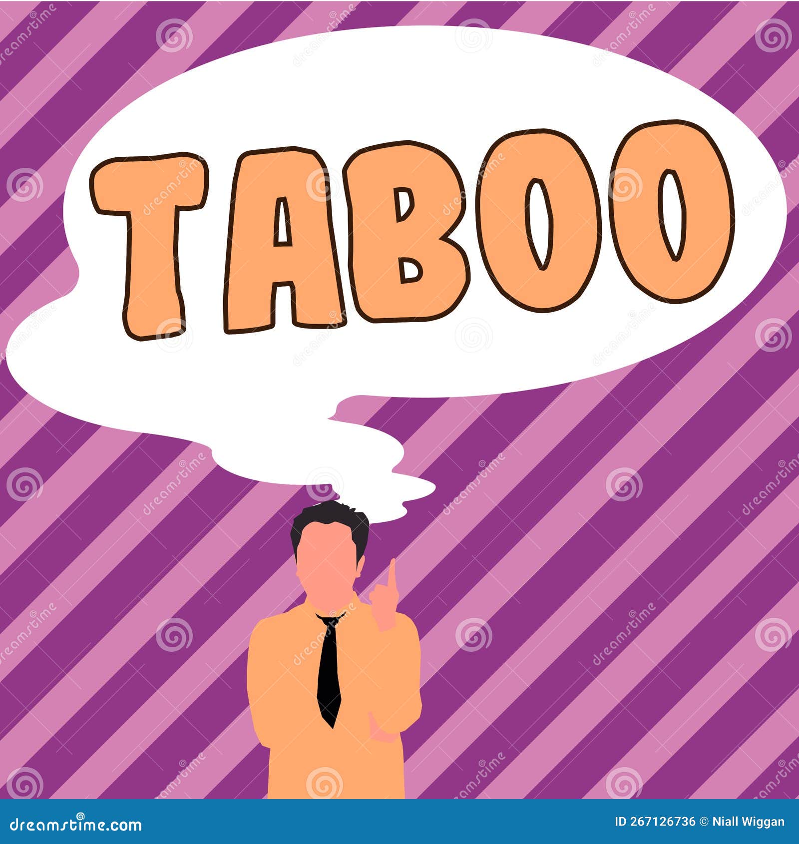 Text Caption Presenting Taboo Business Approach A Social Or Religious Custom Prohibiting Or