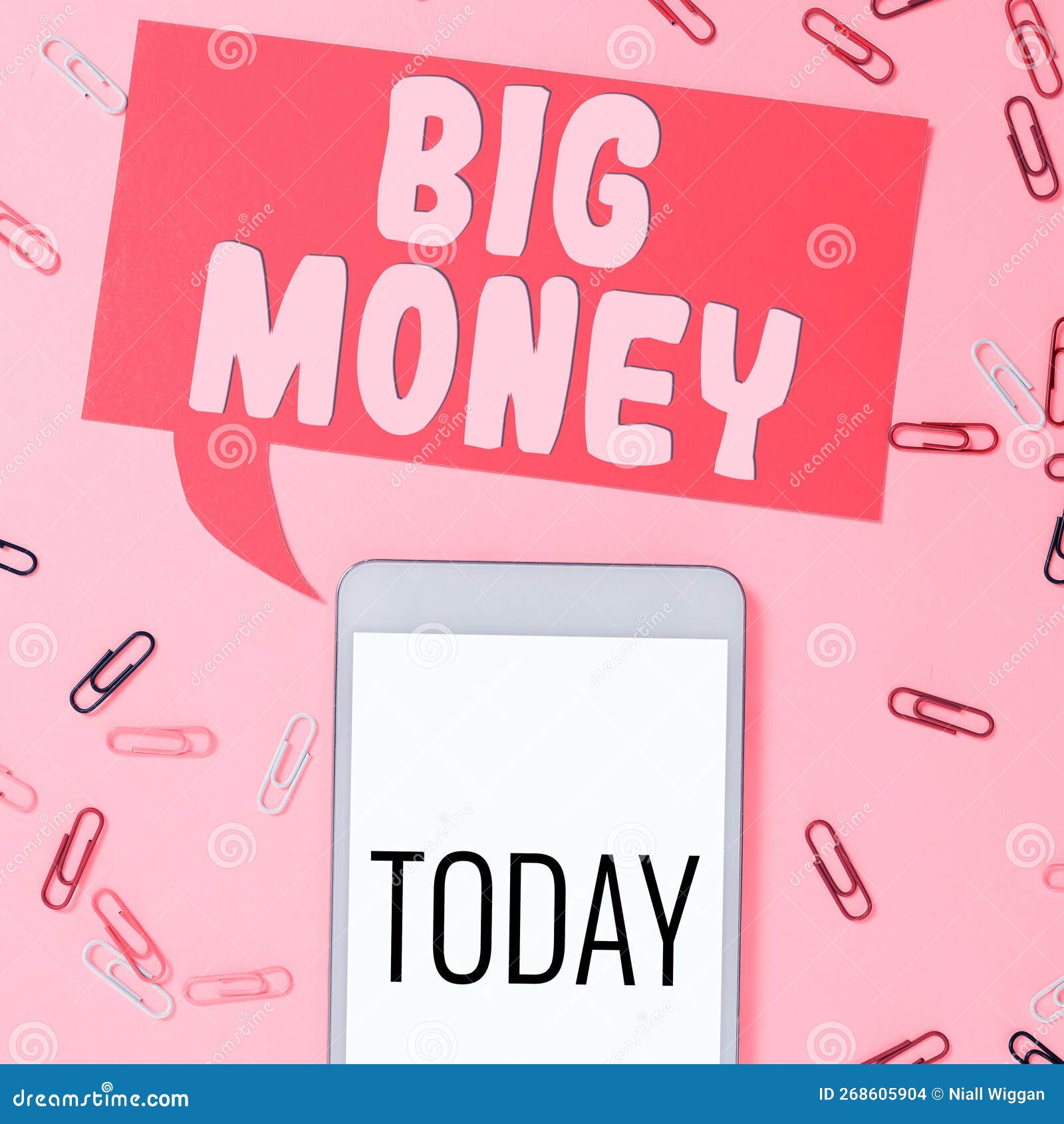 conceptual display big money. business idea pertaining to a lot of ernings from a job,business,heirs,or wins