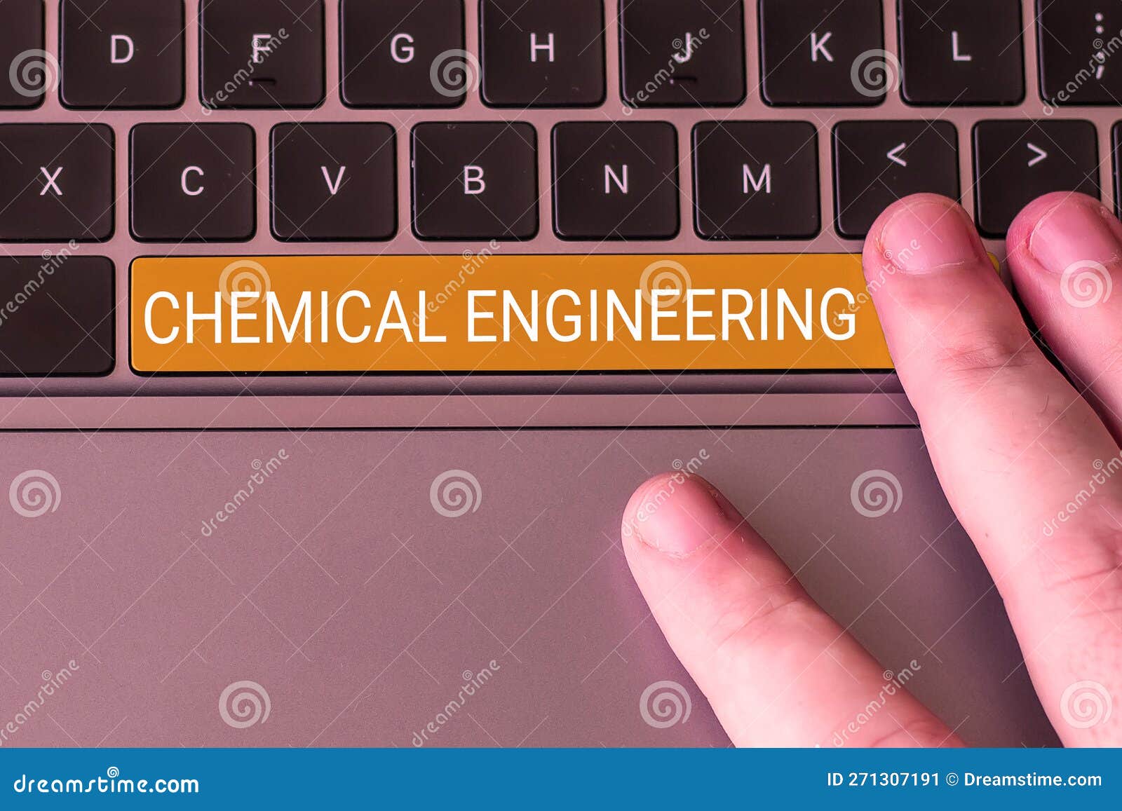 Conceptual Display Chemical Engineering. Concept Meaning Developing