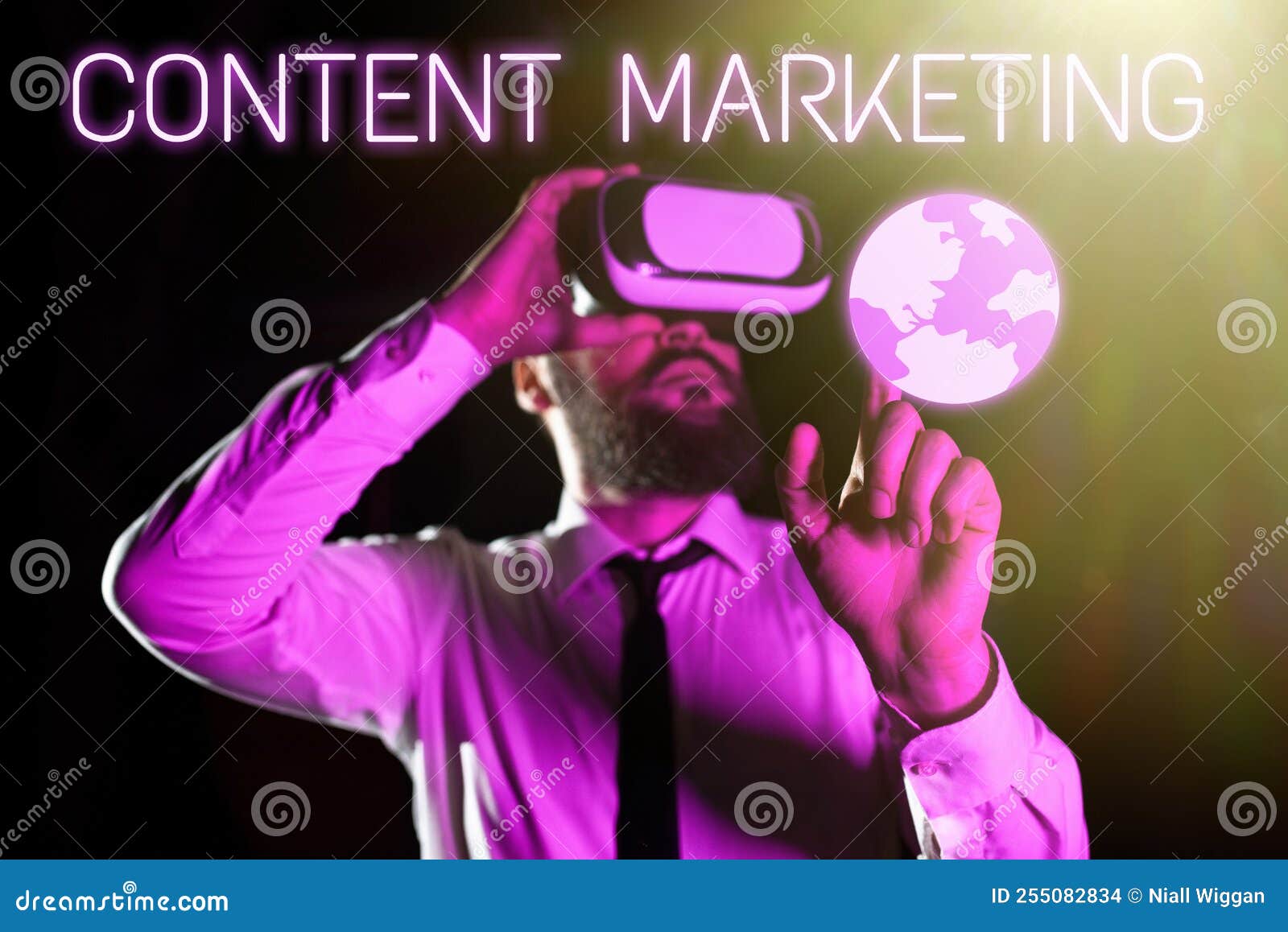 Conceptual Display Content MarketingInvolves the Creation and Sharing of Online Material