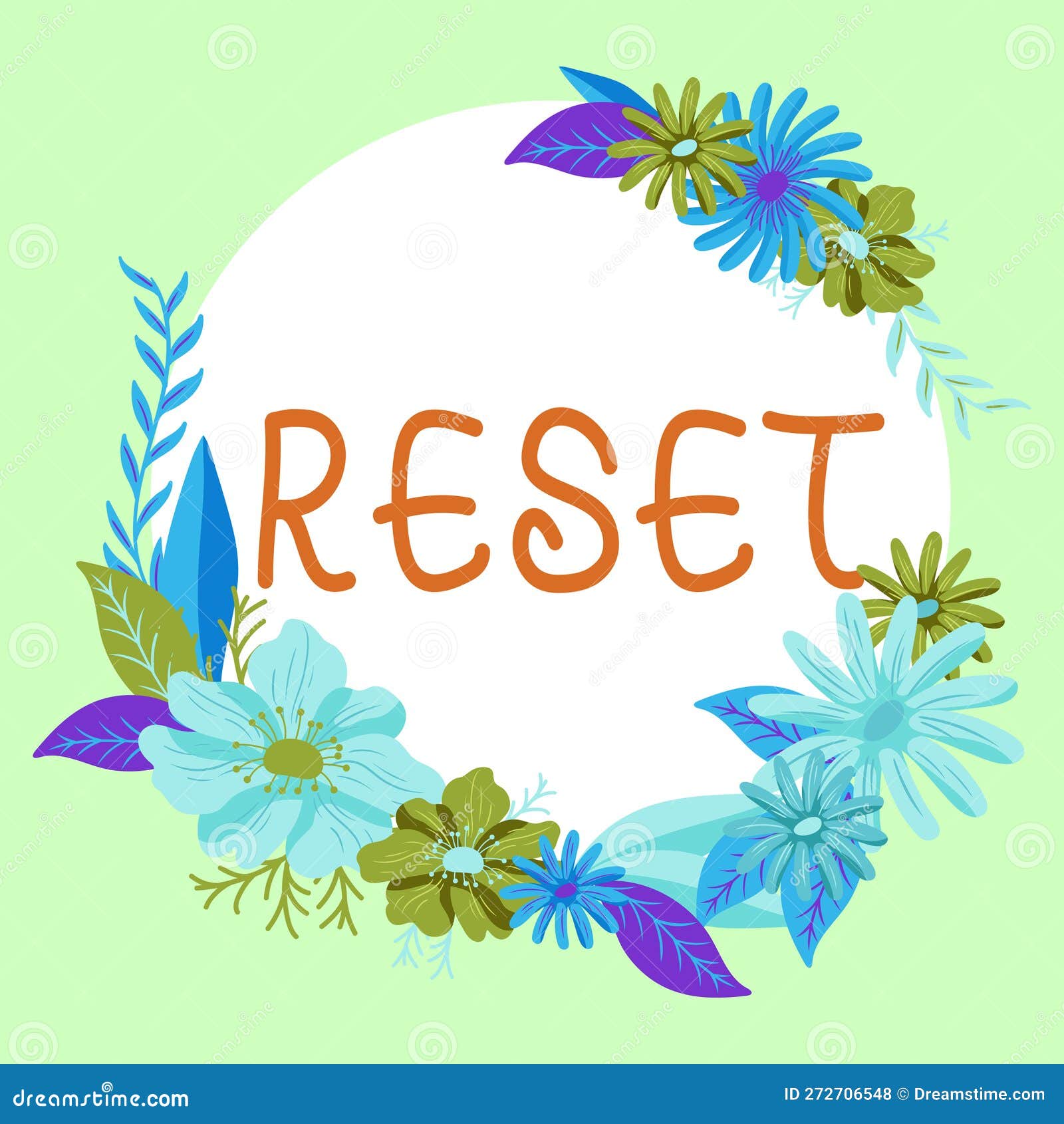 Conceptual Display Reset. Word for Cause Device Return To Its Factory Mode Set Again Zero Start