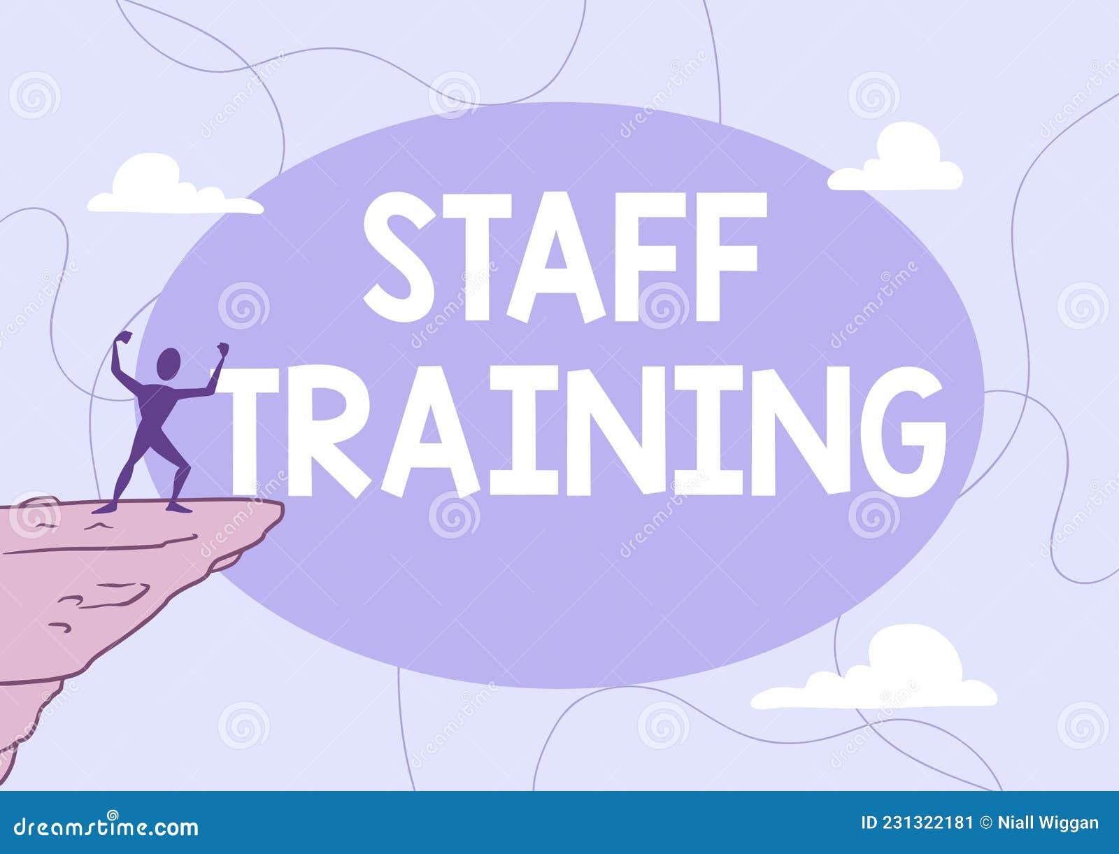 Conceptual Display Staff Training. Concept Meaning a Program that Helps