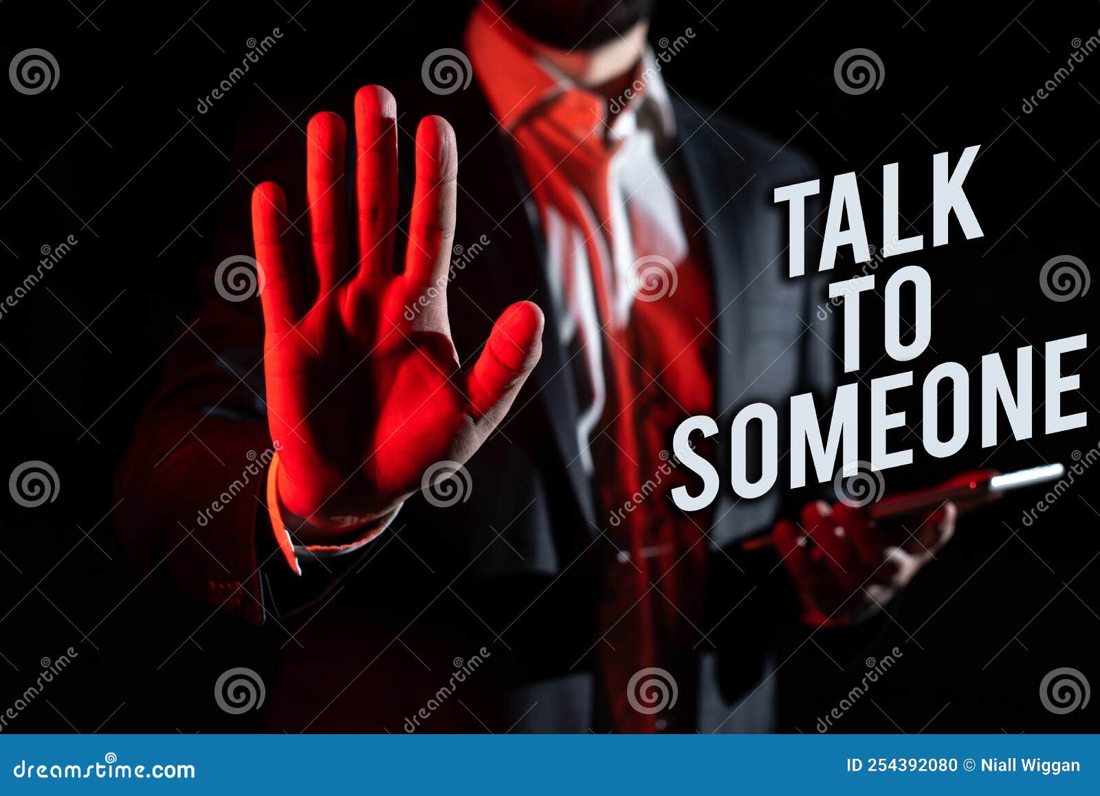 Conceptual Display Talk To Someone Concept Meaning Chat With Other Person Have A Professional 