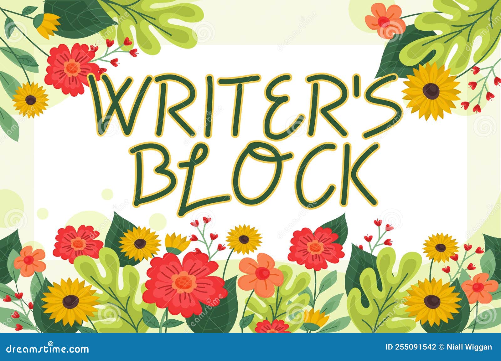 conceptual display writer s is blockcondition of being unable to think of what to write. word for condition of being