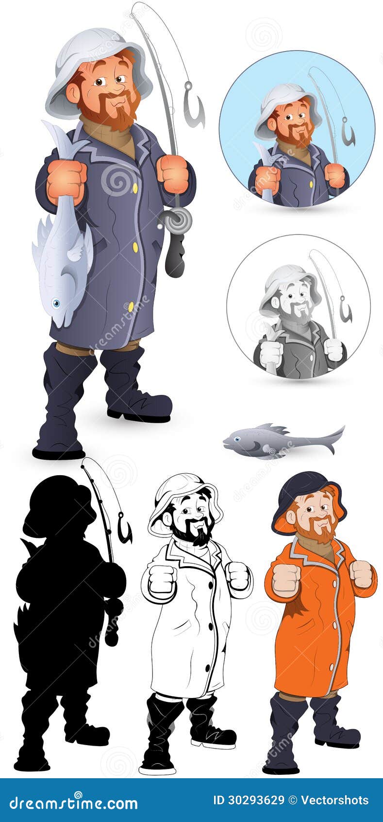 Hand Sketch Fishermen Royalty Free SVG, Cliparts, Vectors, And Stock  Illustration. Image 43815620.