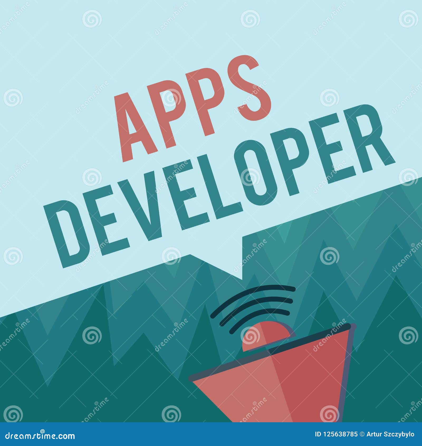 Conceptual Hand Writing Showing Apps Developer. Business Photo Showcasing Graphic Artist