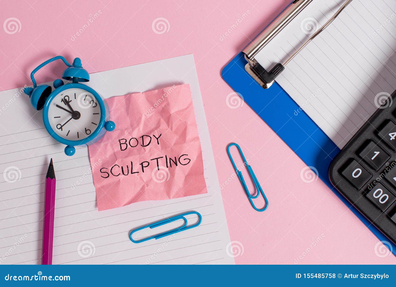 Conceptual Hand Writing Showing Body Sculpting. Business Photo