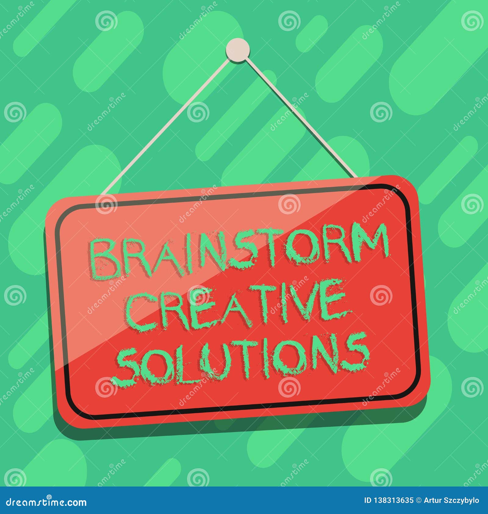 conceptual hand writing showing brainstorm creative solutions. business photo showcasing intensive and freewheeling