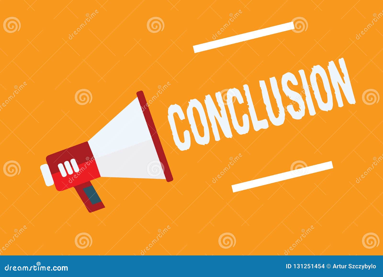 Conceptual Hand Writing Showing Conclusion. Business Photo Text Results 