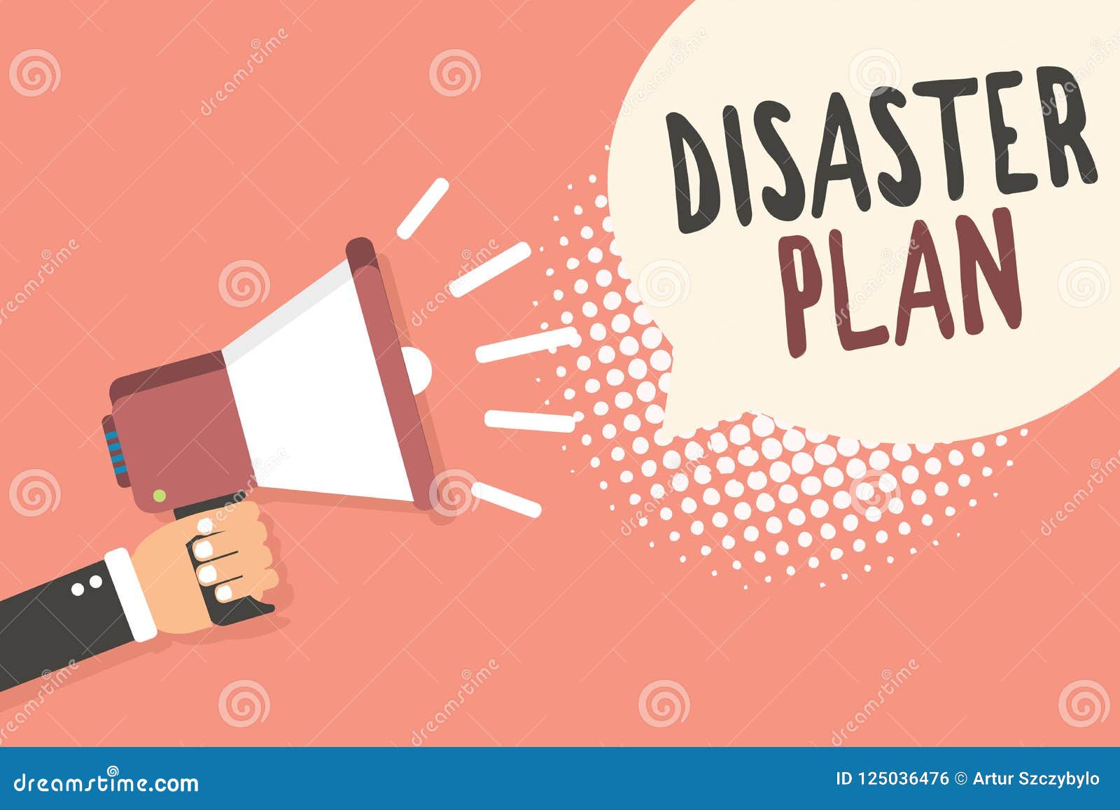 Conceptual Hand Writing Showing Disaster Plan. Business Photo