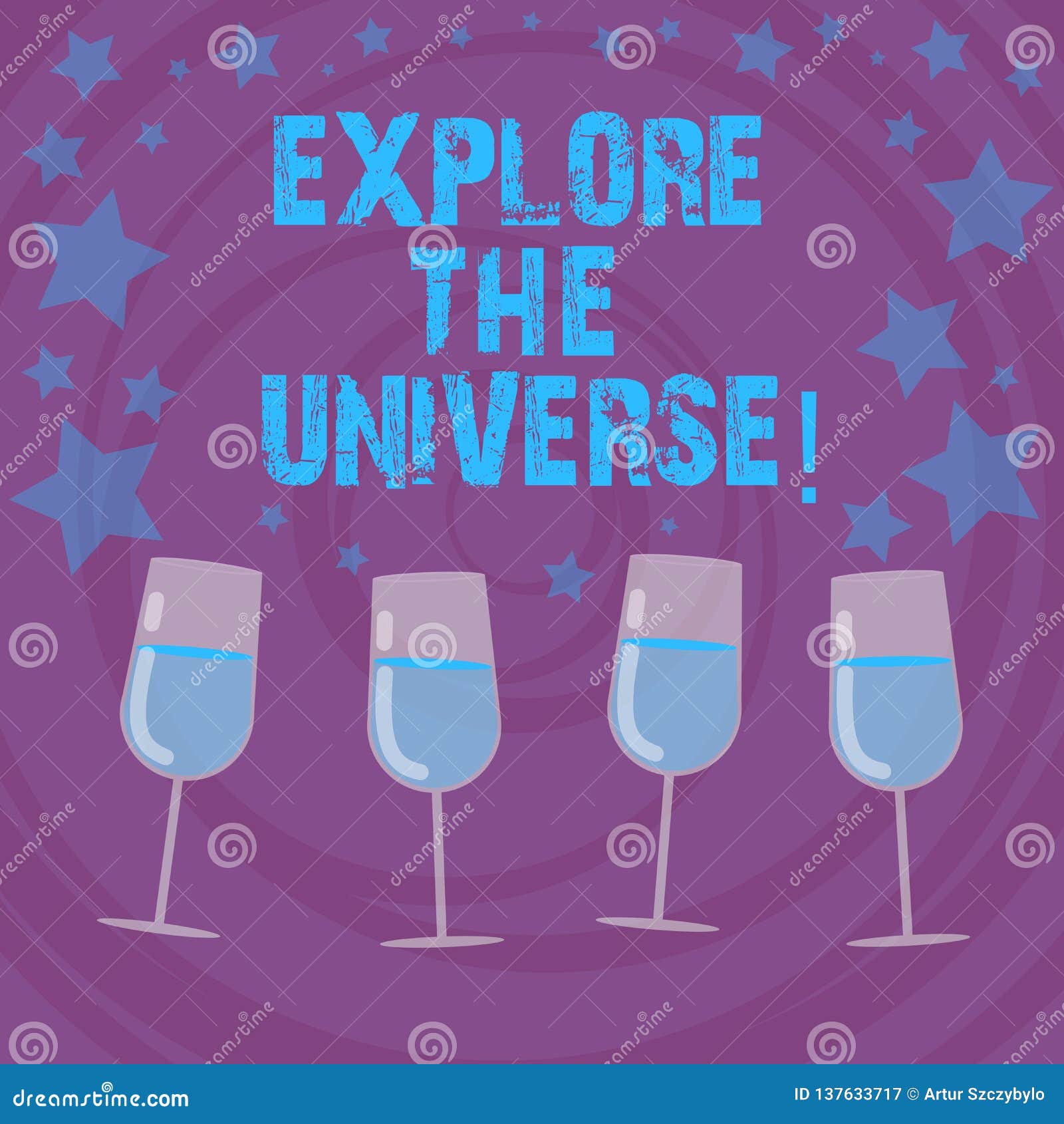 conceptual hand writing showing explore the universe. business photo text discover the space and time and their contents