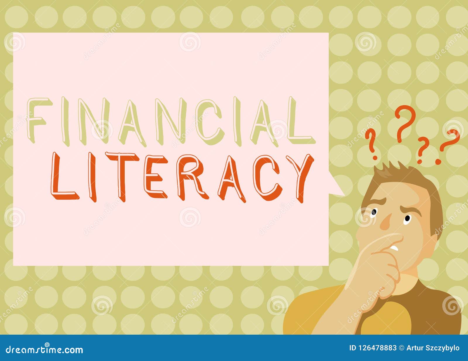 Conceptual Hand Writing Showing Financial Literacy Business Photo