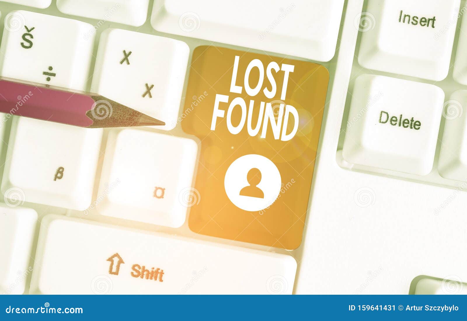conceptual hand writing showing lost found. business photo text things that are left behind and may retrieve to the