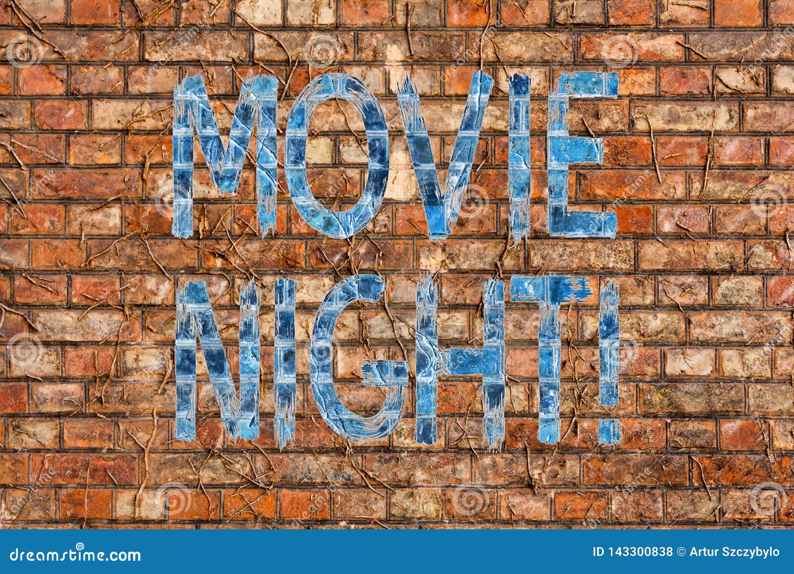 Conceptual Hand Writing Showing Movie Night. Business Photo Text