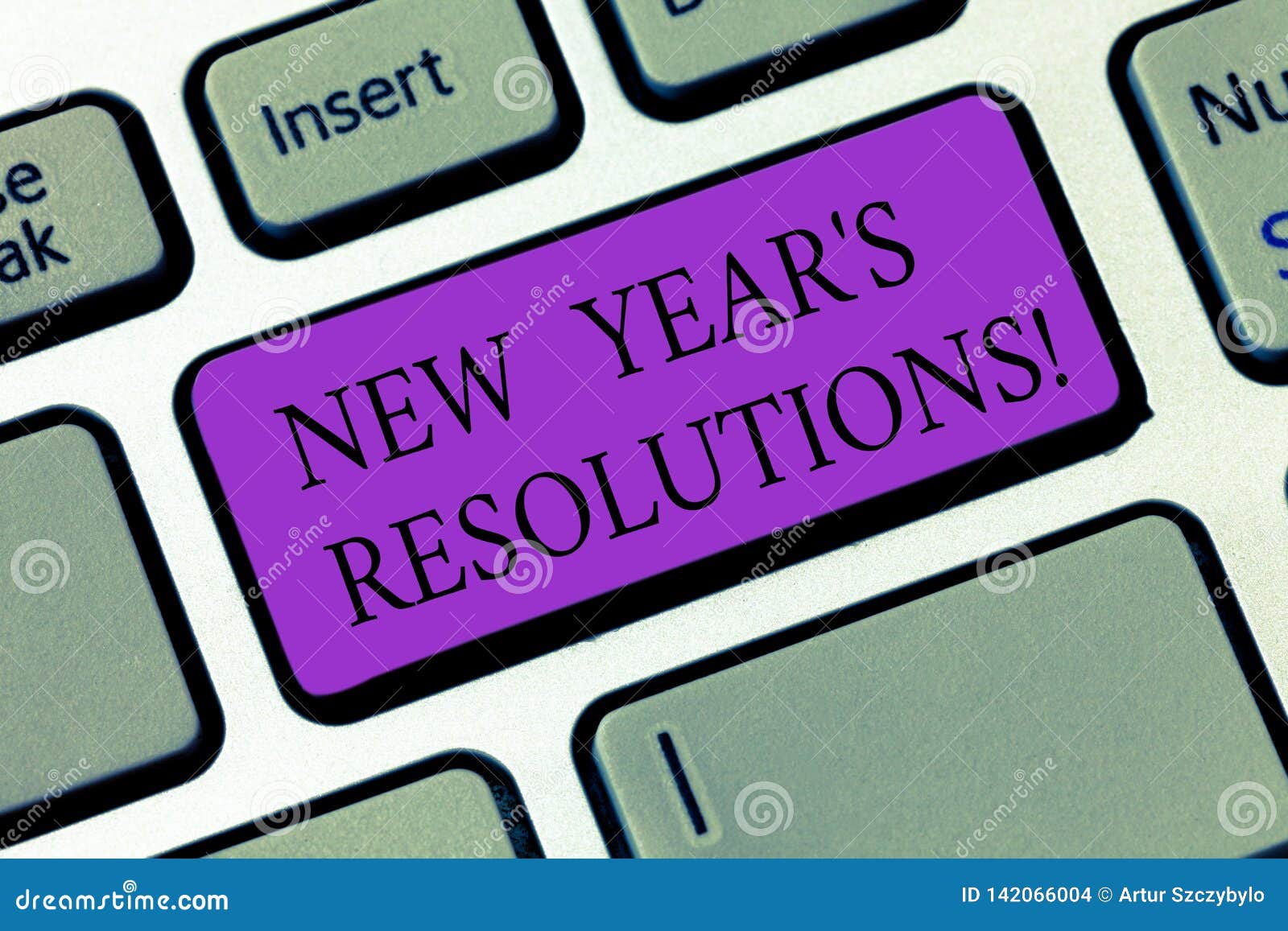 Conceptual Hand Writing Showing New Year S Resolutions. Business Photo ...