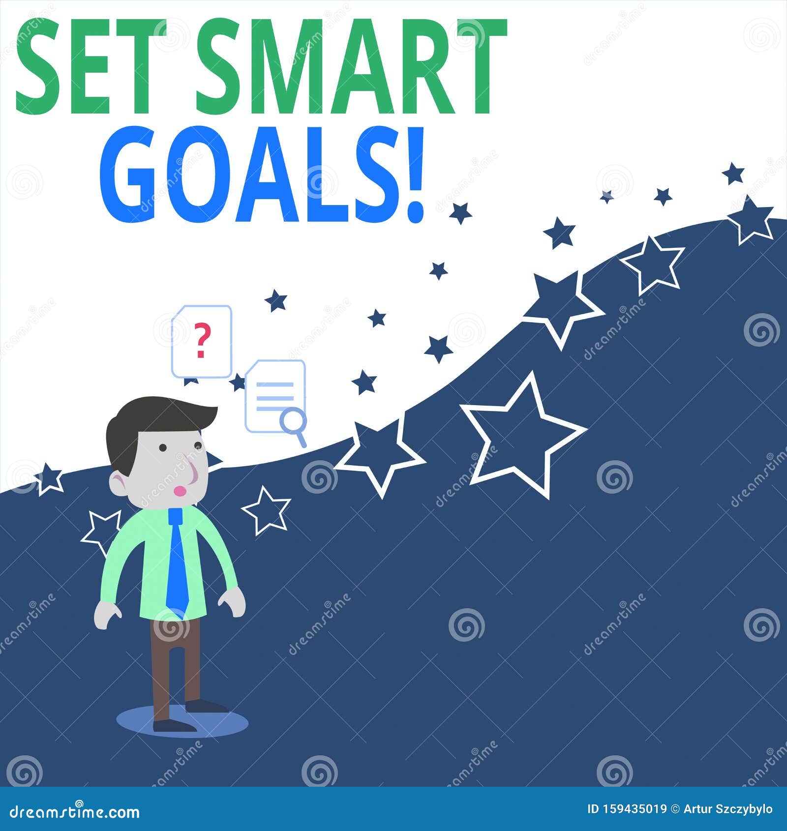 Conceptual Hand Writing Showing Set Smart Goals Business Photo Showcasing List To Clarify Your Ideas Focus Efforts Use Stock Illustration Illustration Of Inspiration Opportunity