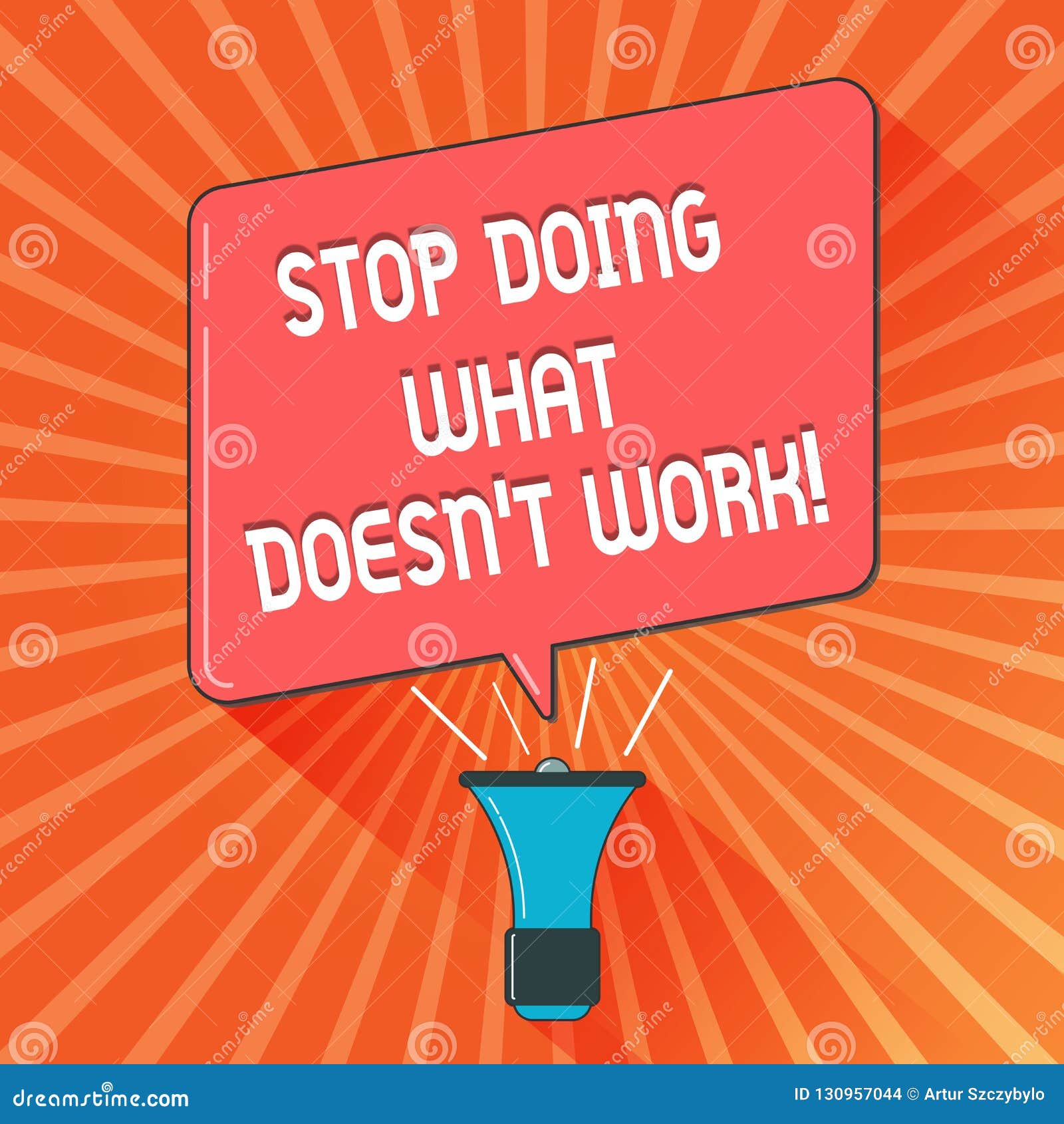 conceptual hand writing showing stop doing what doesn t not work. business photo showcasing busy does not always mean