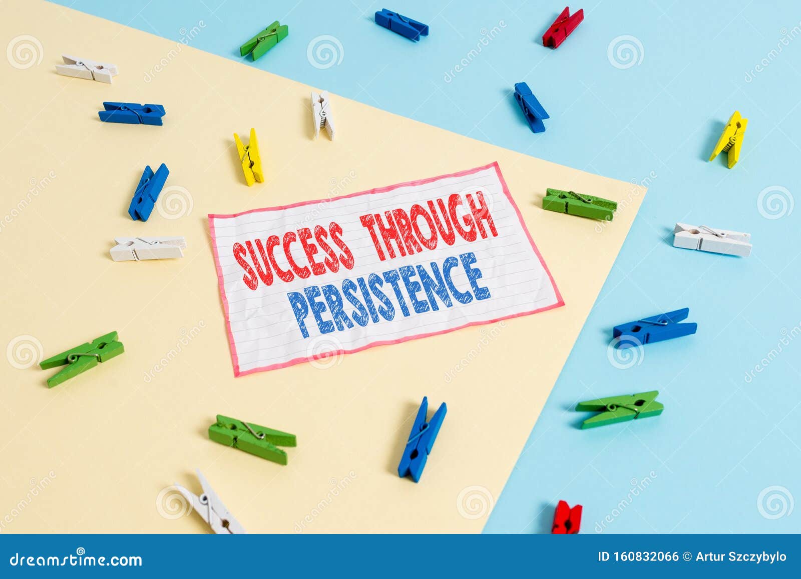 Conceptual Hand Writing Showing Success through Persistence. Business ...