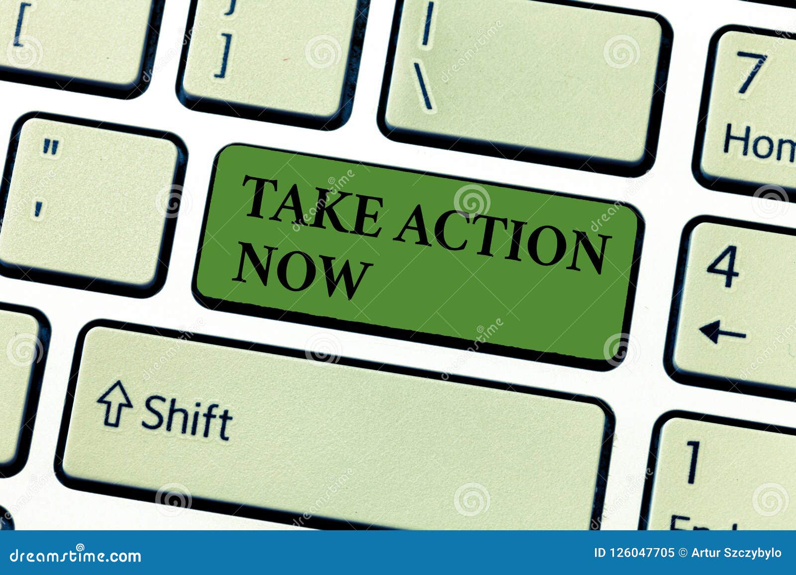 Conceptual Hand Writing Showing Take Action Now. Business ...