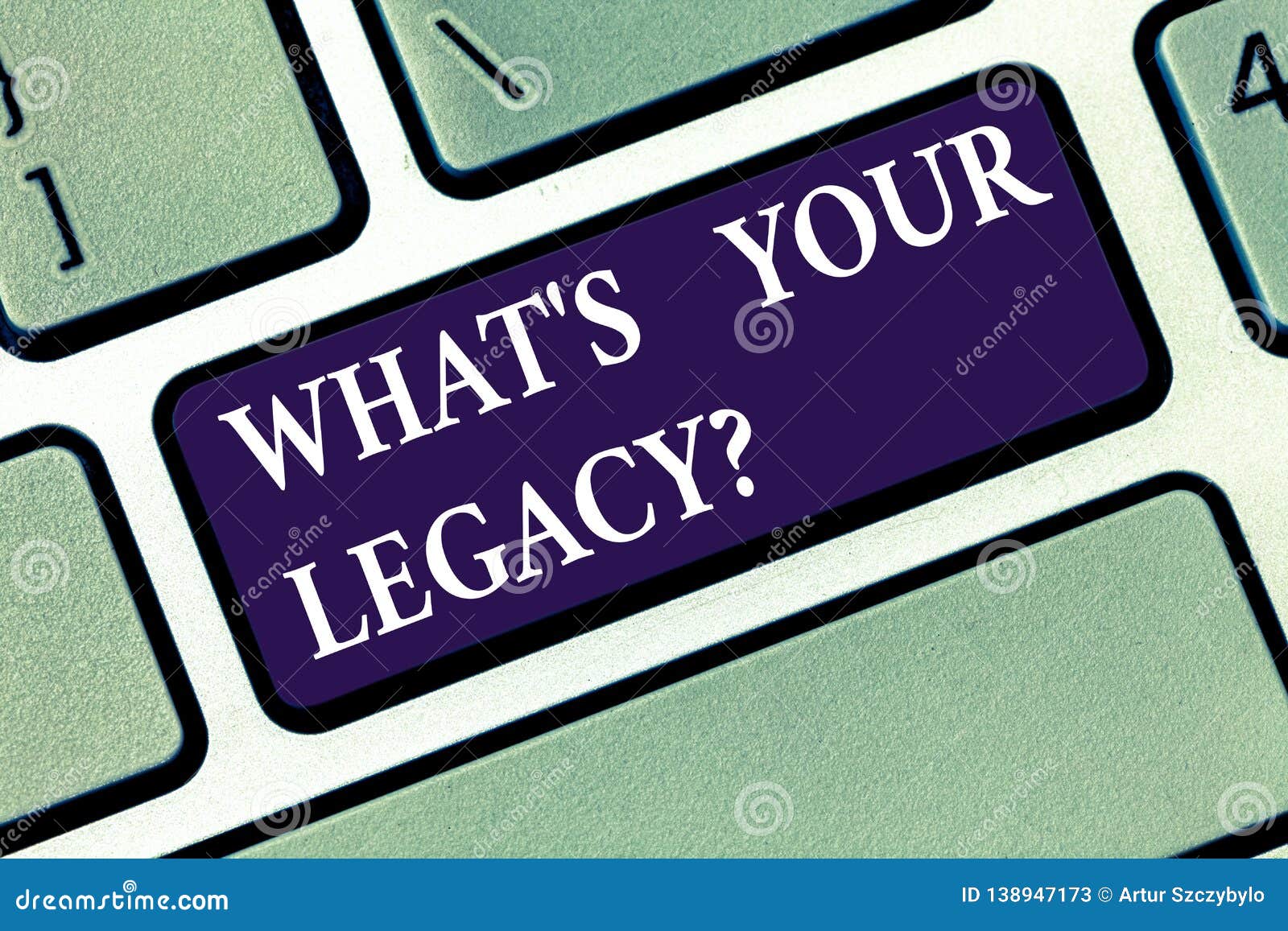 conceptual hand writing showing what s your legacy. business photo text gift that handed or conveyed from one