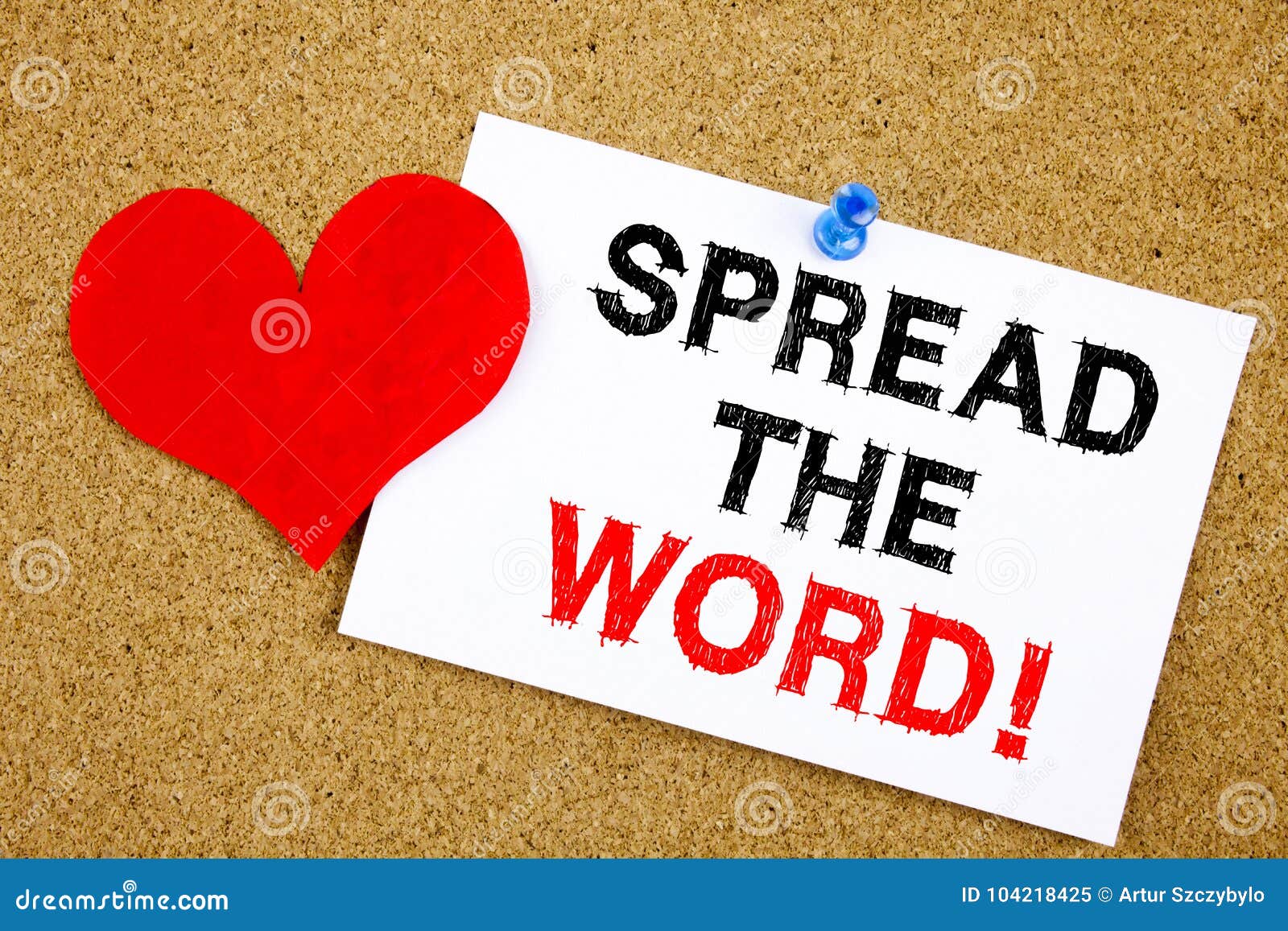 conceptual hand writing text caption inspiration showing spread the word concept for announcement business marketing message and l