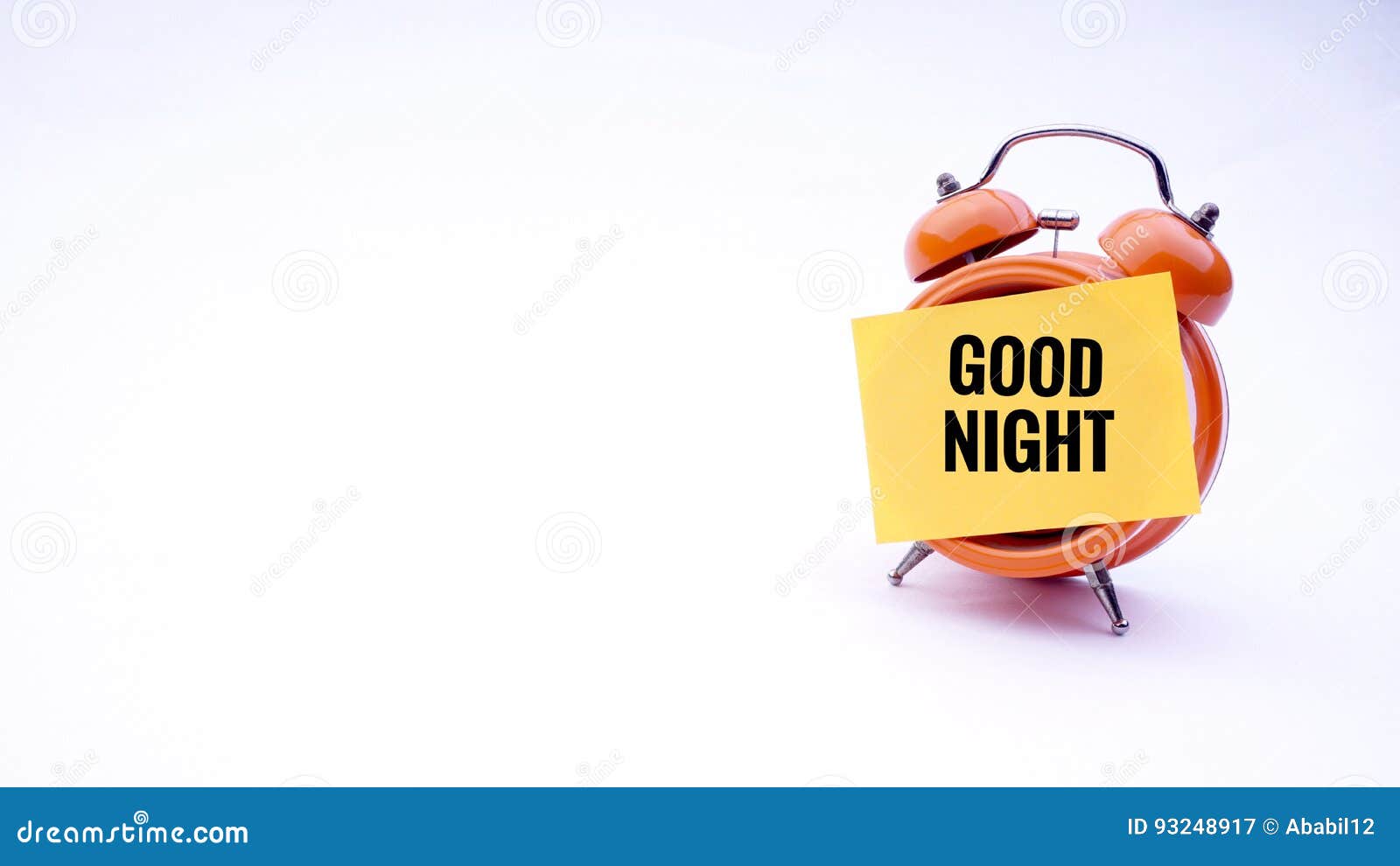Conceptual Image of Business Concept with Words Good Night on a Clock