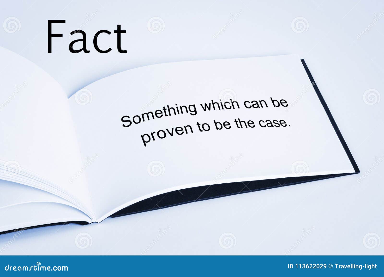 Fact Concept And Definition Stock Image - Image of knowledge, facts:  113622029