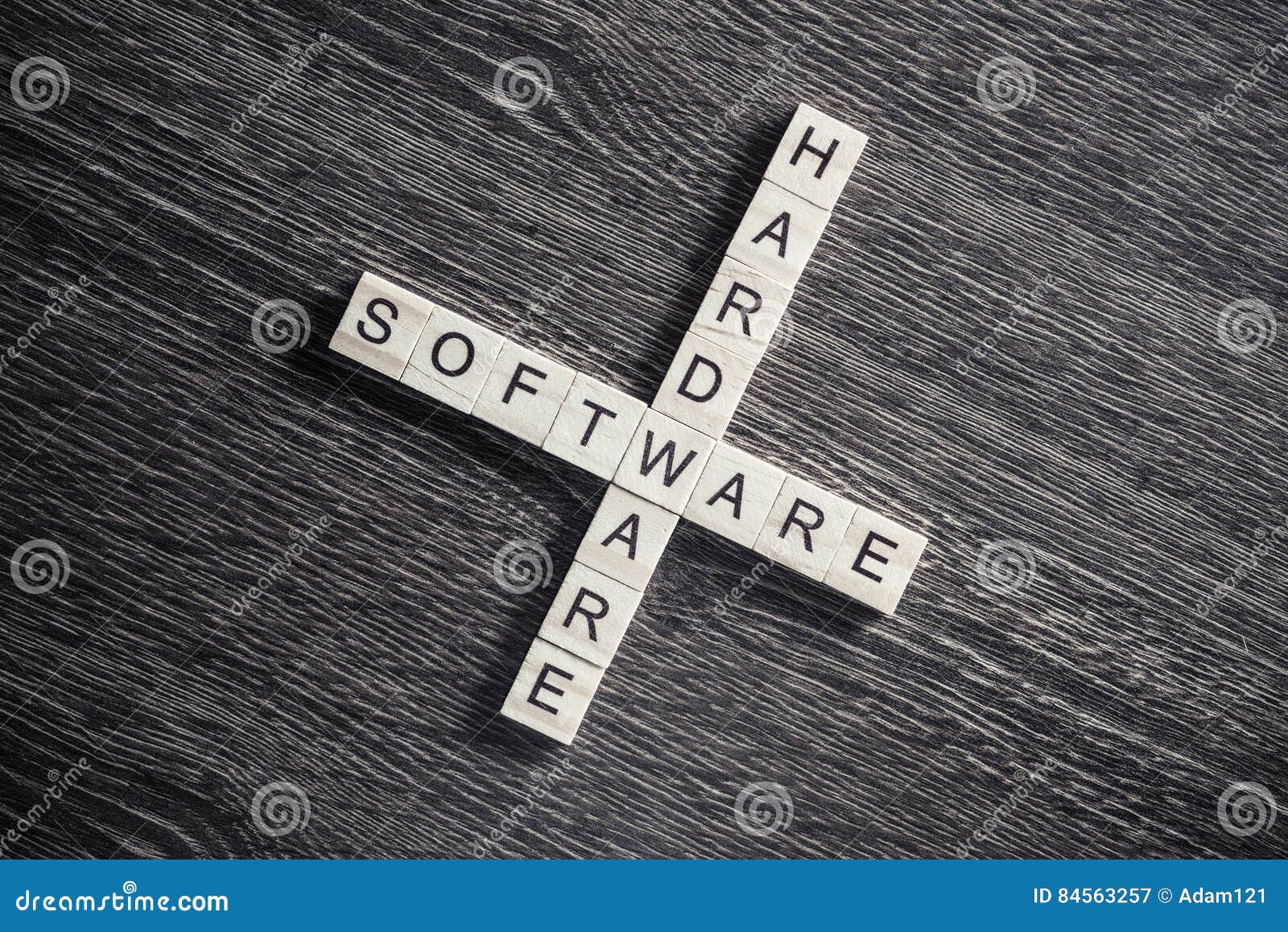 Conceptual Media Keywords on Table with Elements of Game Making