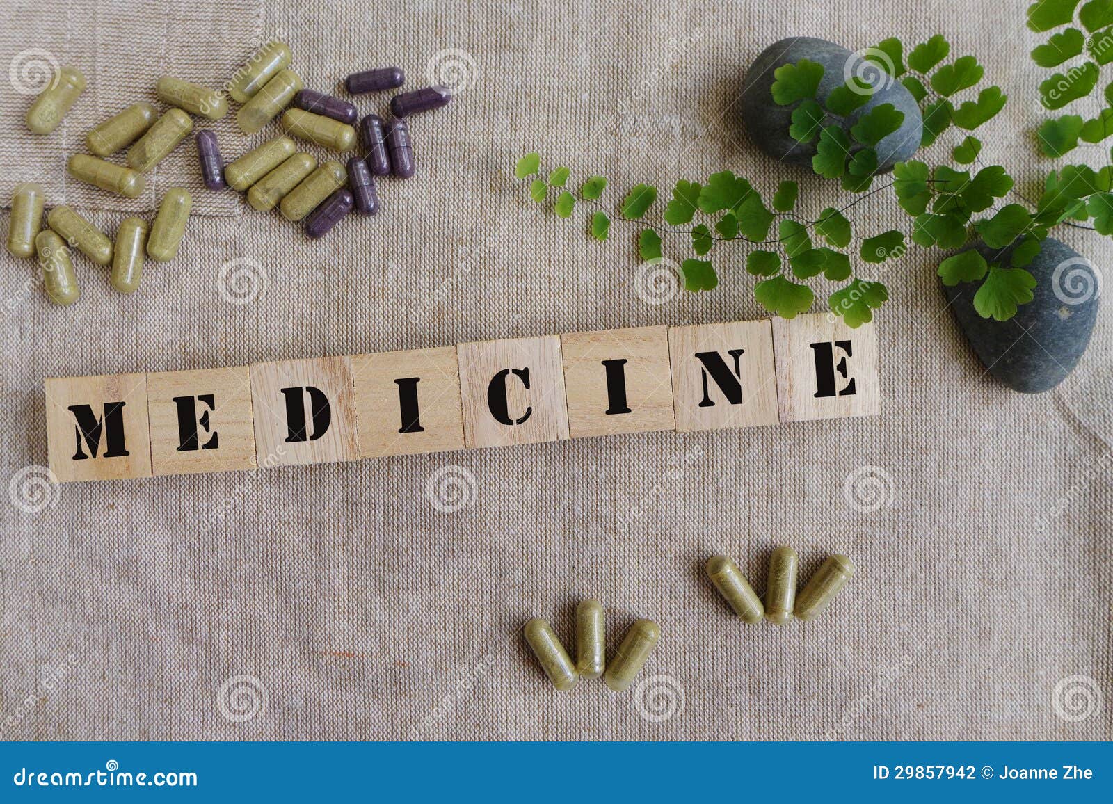 herbal medicine concept