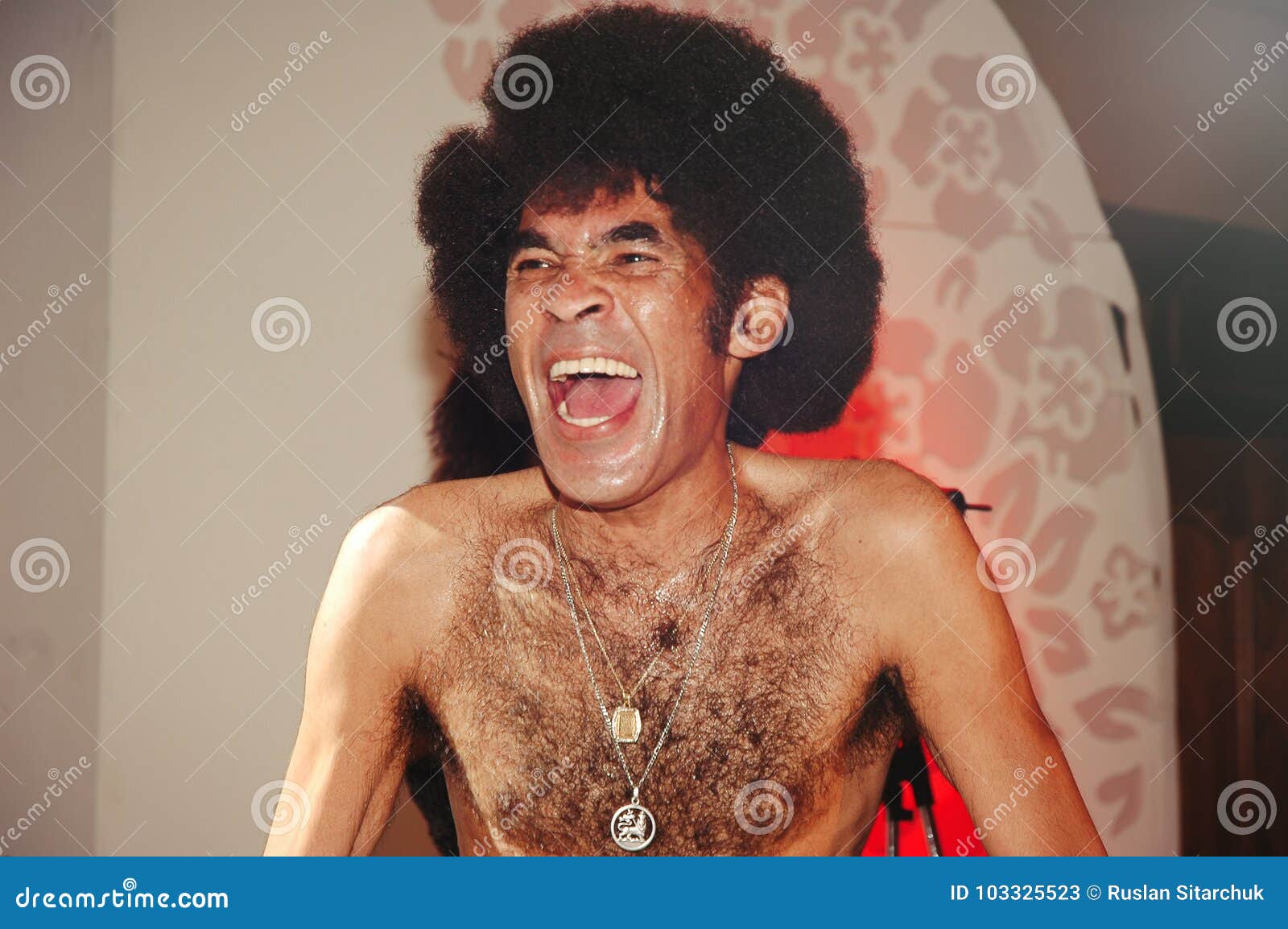 Concert of Bobby Farrell with a Group of Boney M in Kiev Editorial