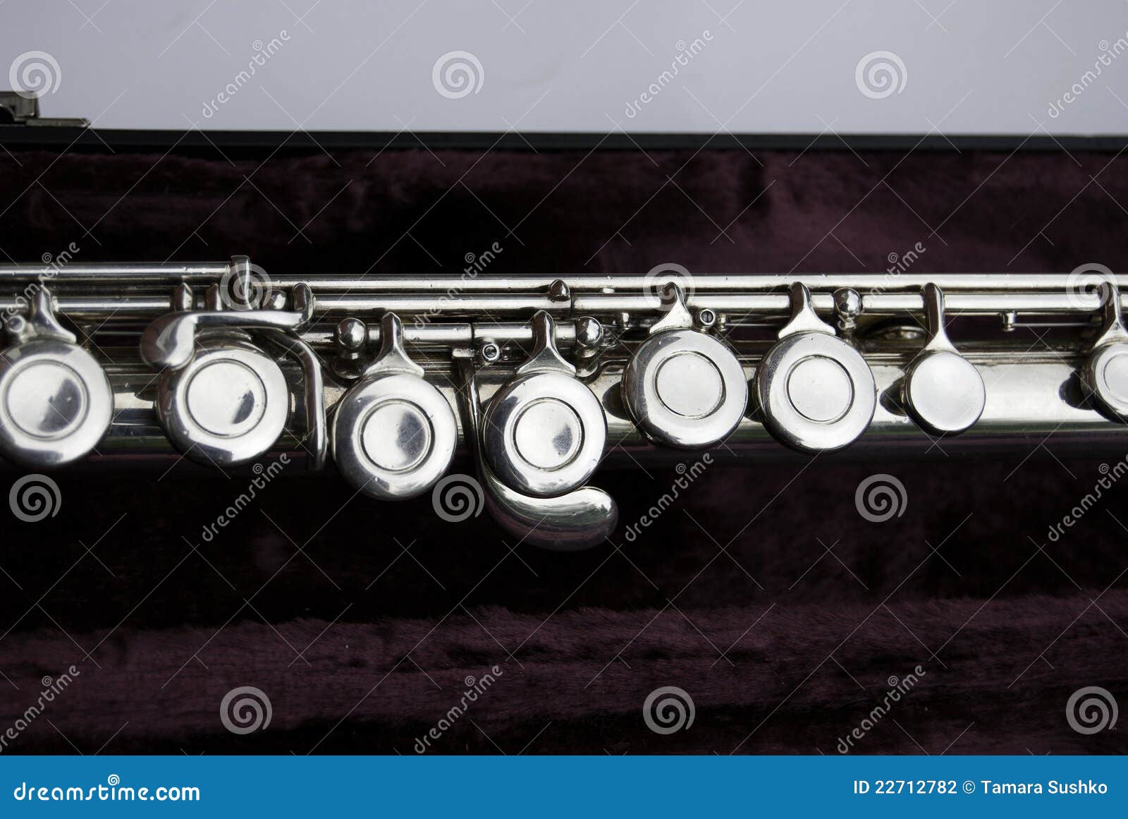 A concert flute stock photo. Image of flaps, mechanics 22712782
