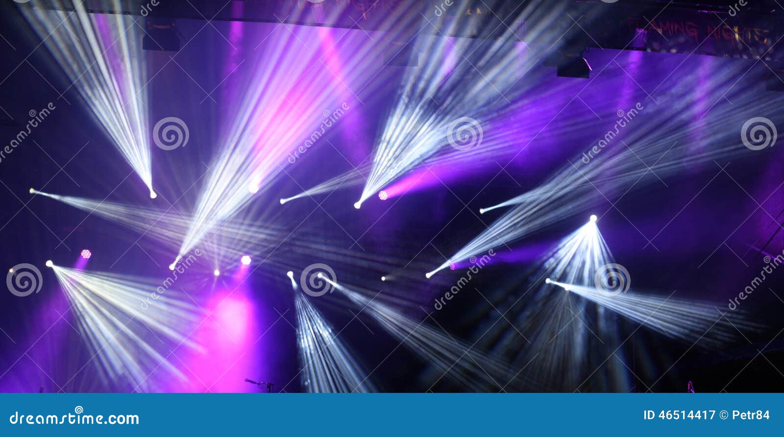 Concert stock image. Image of neon, entertainment, celebration - 46514417