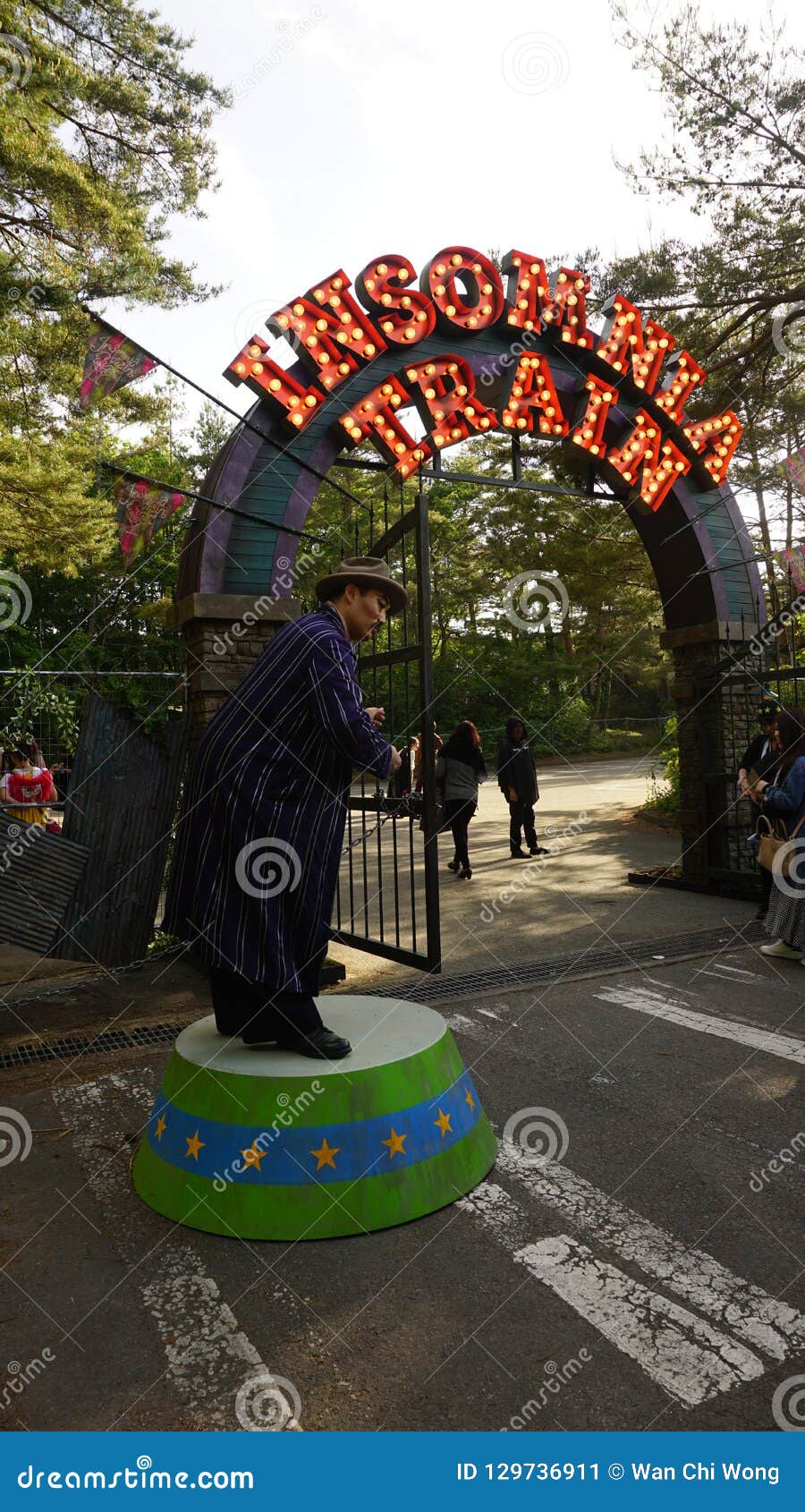 The Entrance And A Performer Of A Outdoor Concert Called Insomnia Train By Sekai No Owari Editorial Photo Image Of Performer Called