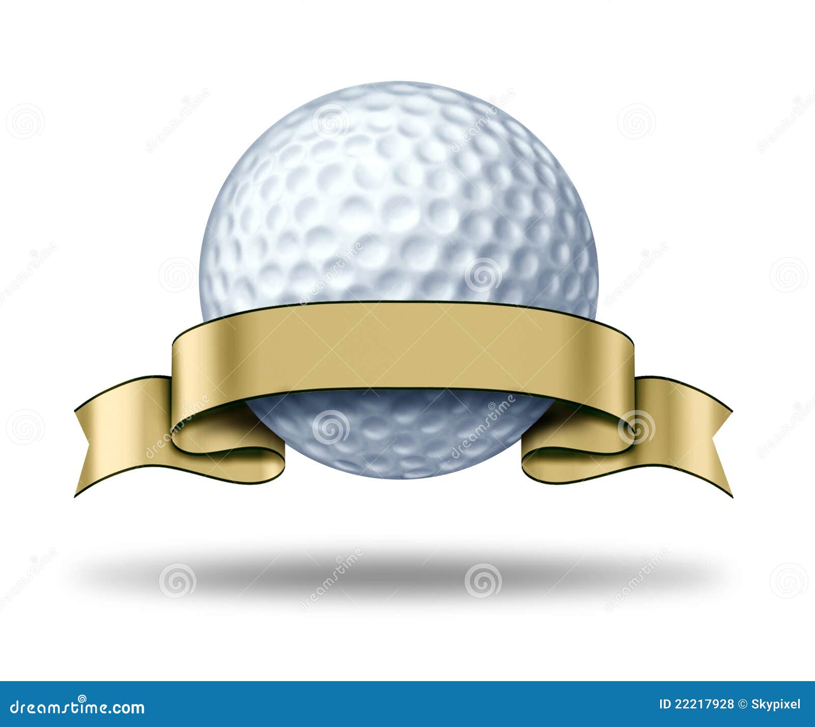 Prémio De Golfe Com Etiqueta Dourada Em Branco Ilustração Stock -  Ilustração de lugar, torneio: 22217928, image size:1600x1426