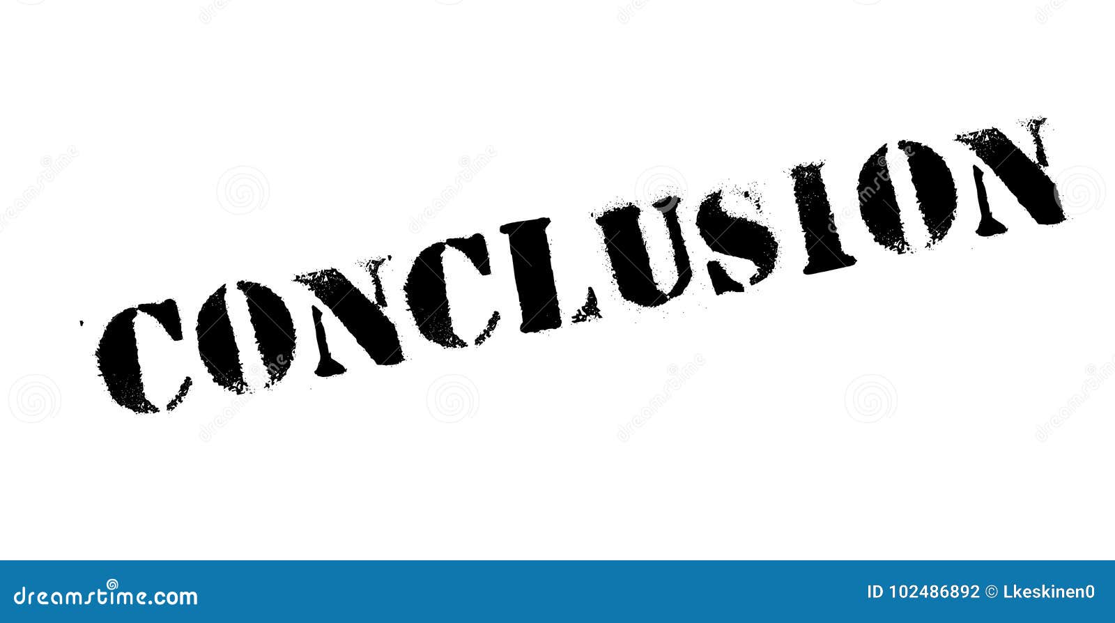 Conclusion Rubber Stamp Stock Vector Illustration Of Conclusion