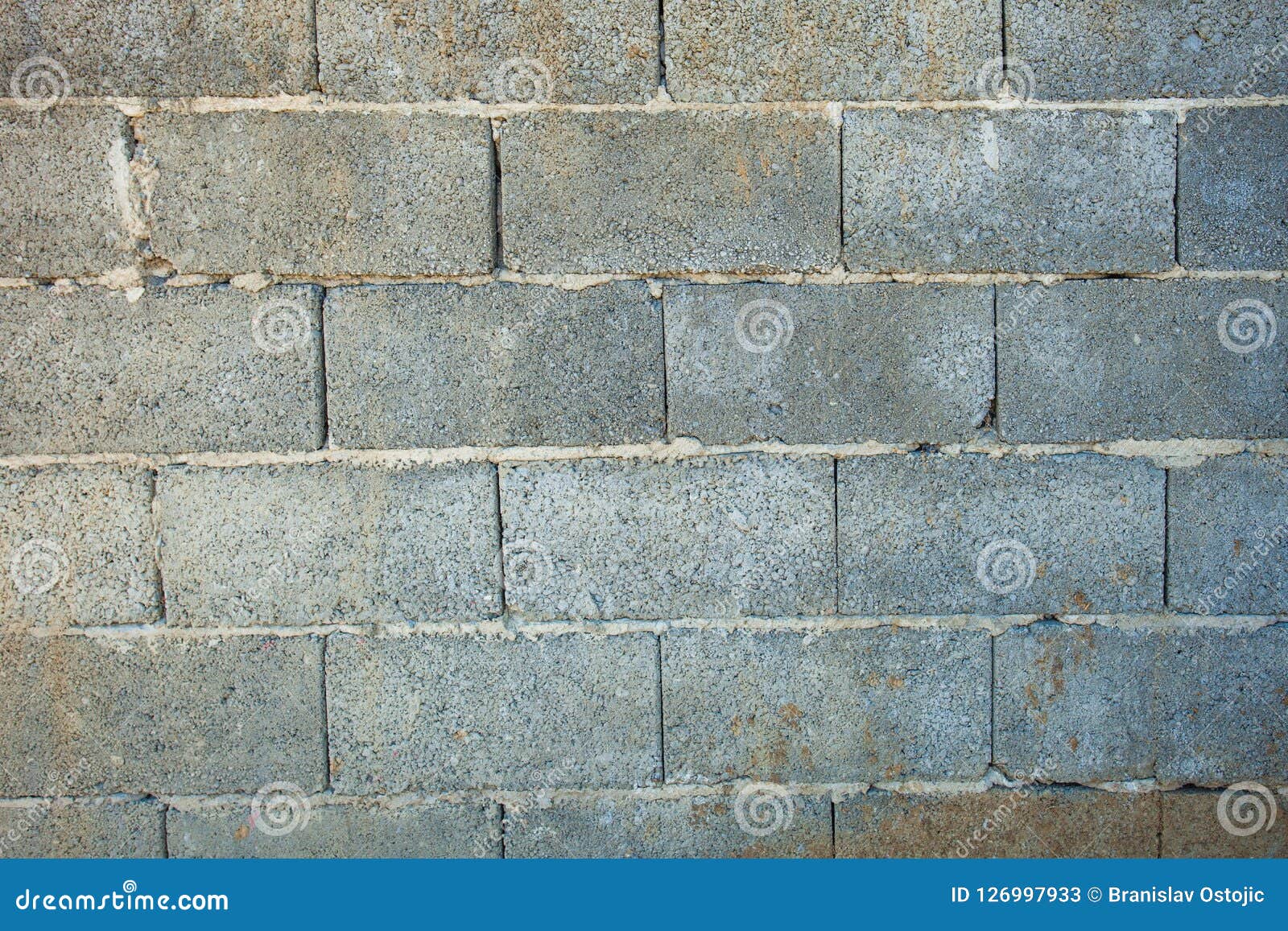 Concrete Block Wall Background Texture Stock Image Image of dirty